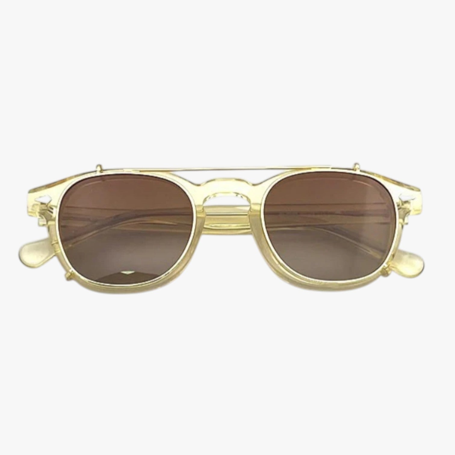 Karalyn | Eleganza e protezione 2 in 1 – Occhiali da vista polarizzati con clip - TAC ASACETO Marrone - polarized sunglasses women Sunglasses sunglasses for women - Concept Palermo
