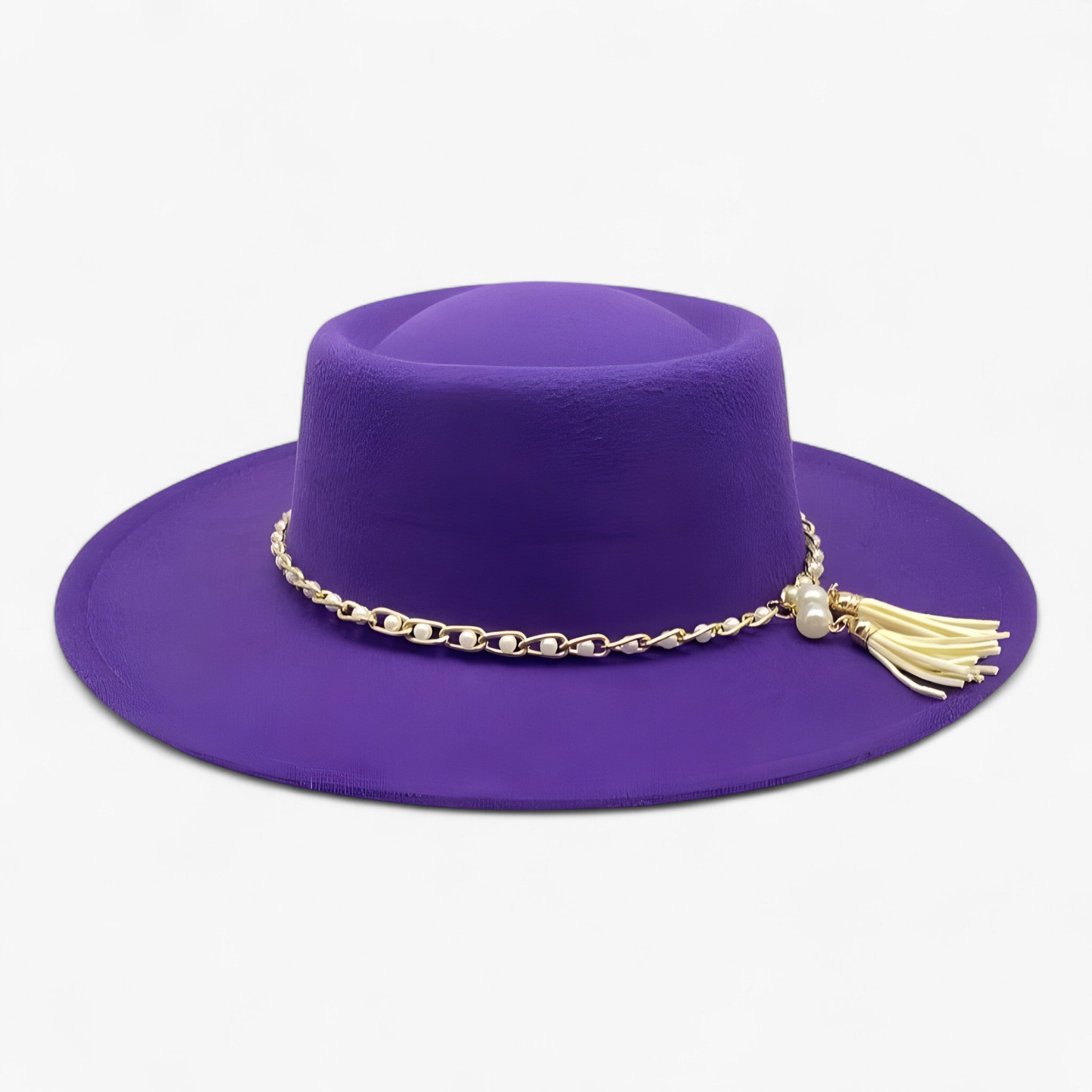 Jannela | Cappello Fedora in Lana con Perle - - - Concept Palermo
