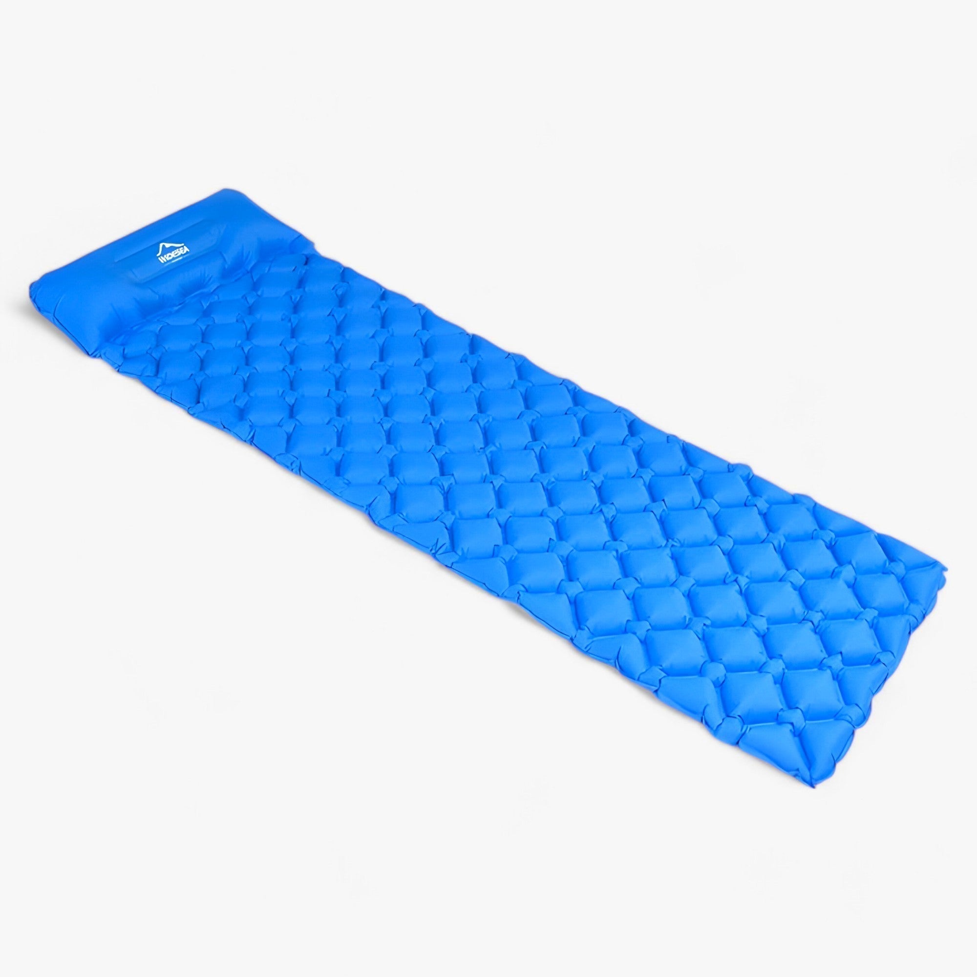 Materasso da campeggio | Materasso gonfiabile - Imbottitura ultraleggera per il comfort all'aperto - Blu - camping pads sleeping pads - Concept Palermo