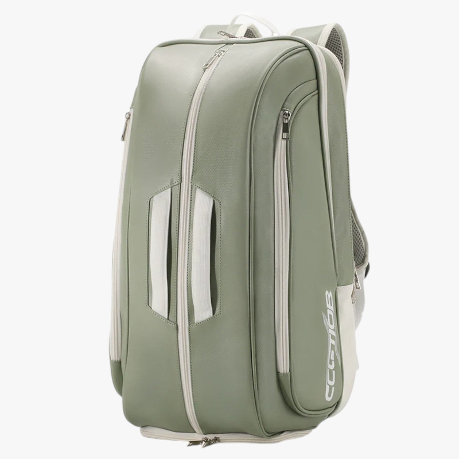 Adriel | Zaino da tennis impermeabile con porta scarpe e stile in PU - verde - Backpack Backpacks - Concept Palermo