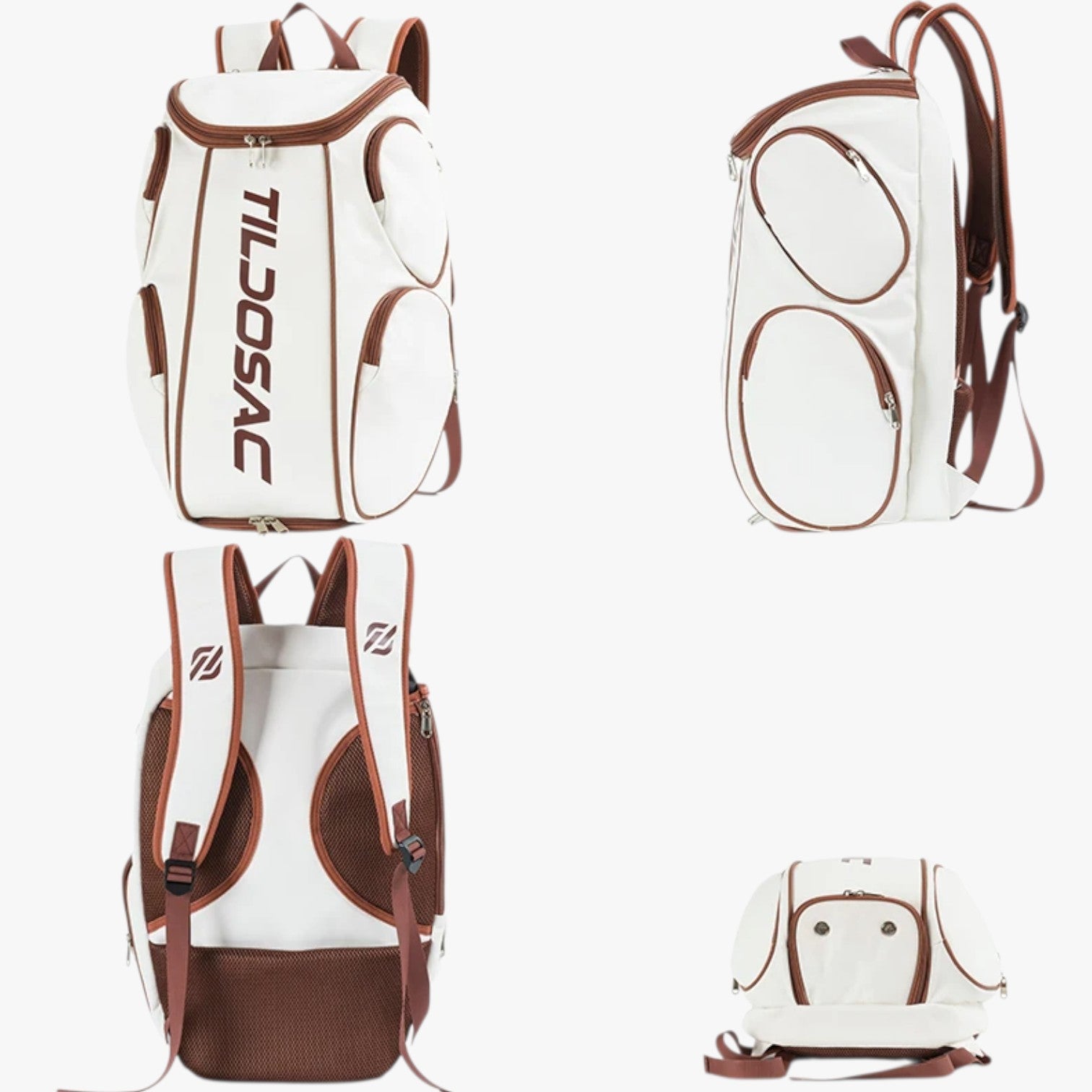 Zachary | TennisPro Zaino Resistente con Scomparto Scarpe – Unisex & Versatile - - Backpack Backpacks - Concept Palermo