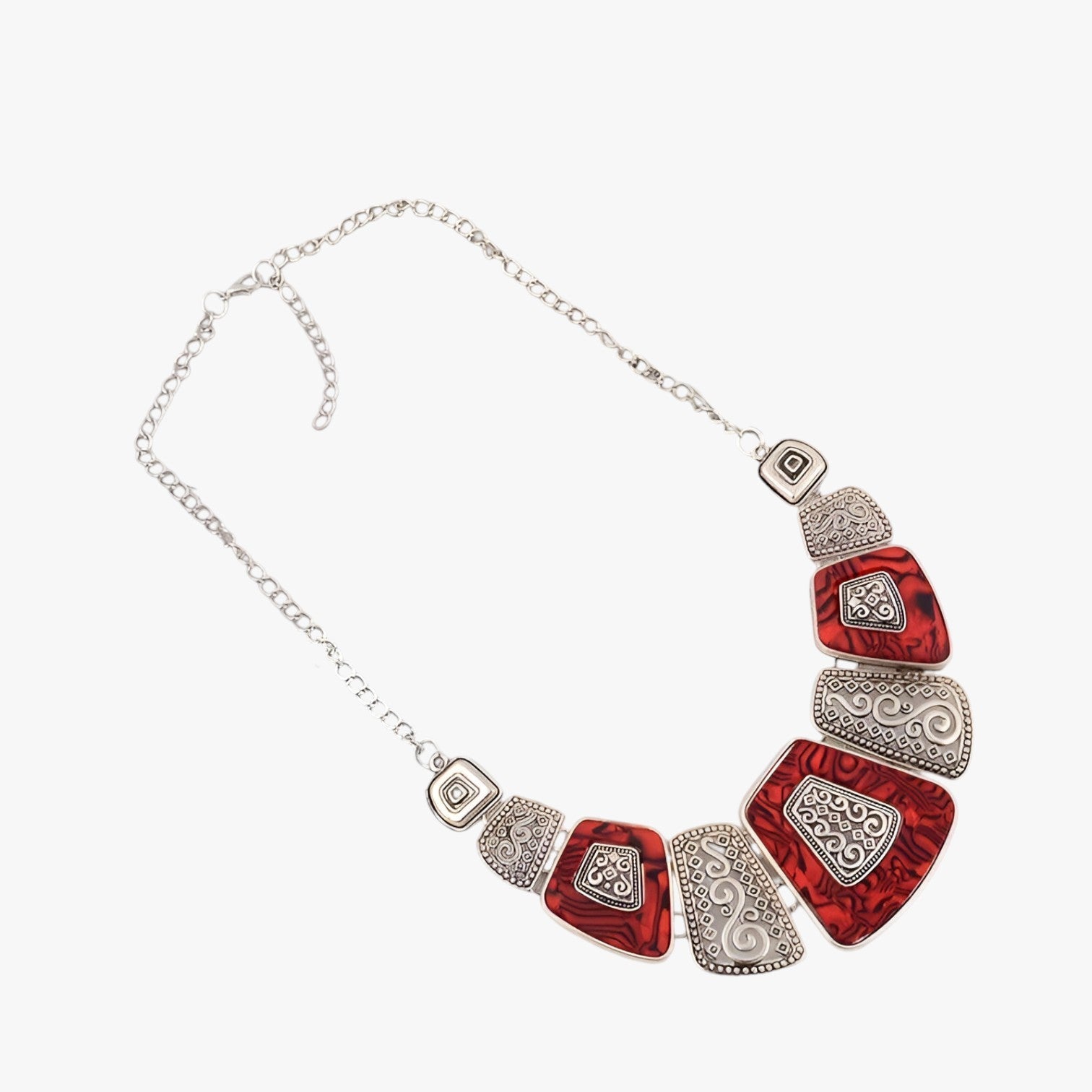Sherry | Collana choker dorata – stile audace, fascino senza tempo - Argento rosso - elegant womens necklaces Fashion Necklaces Necklace Necklaces for Women - Concept Palermo