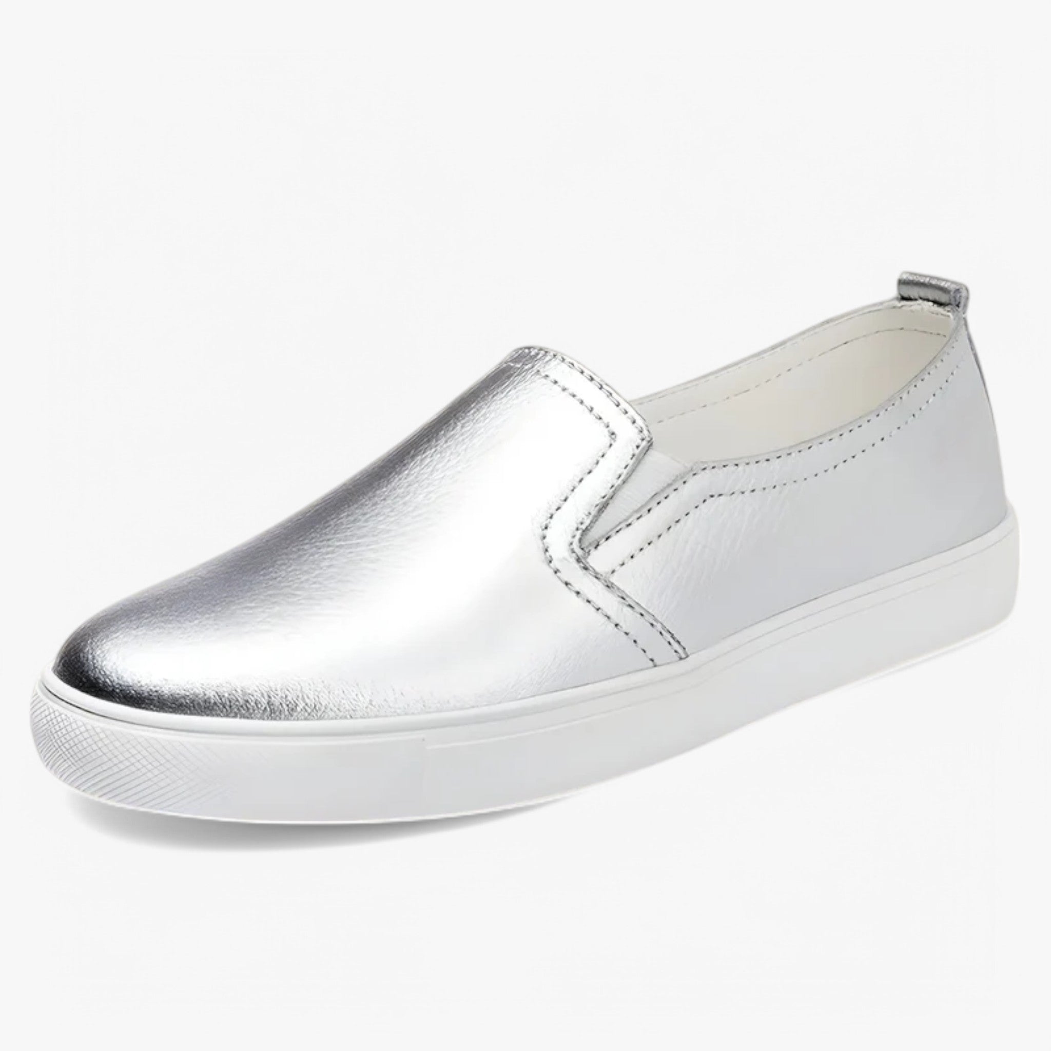 Lorelei | Mocassini e cuoio vero - Argento - shoes shoes for women Shoes women - Concept Palermo