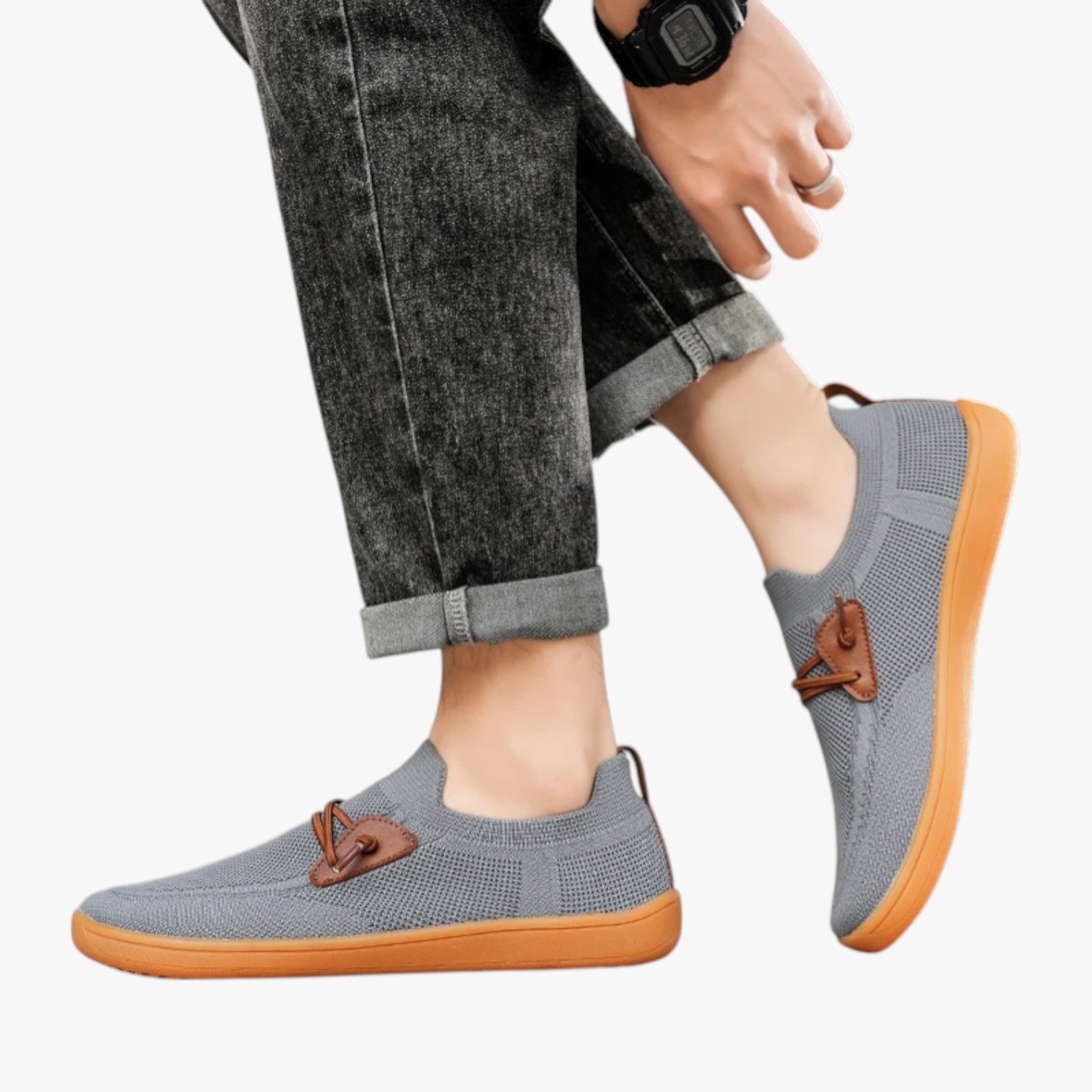 Matteo | Sneakers Traspiranti da Uomo con Punta Larga per Comfort All’Aperto - - Men's Shoes shoes shoes for men Shoes men - Concept Palermo