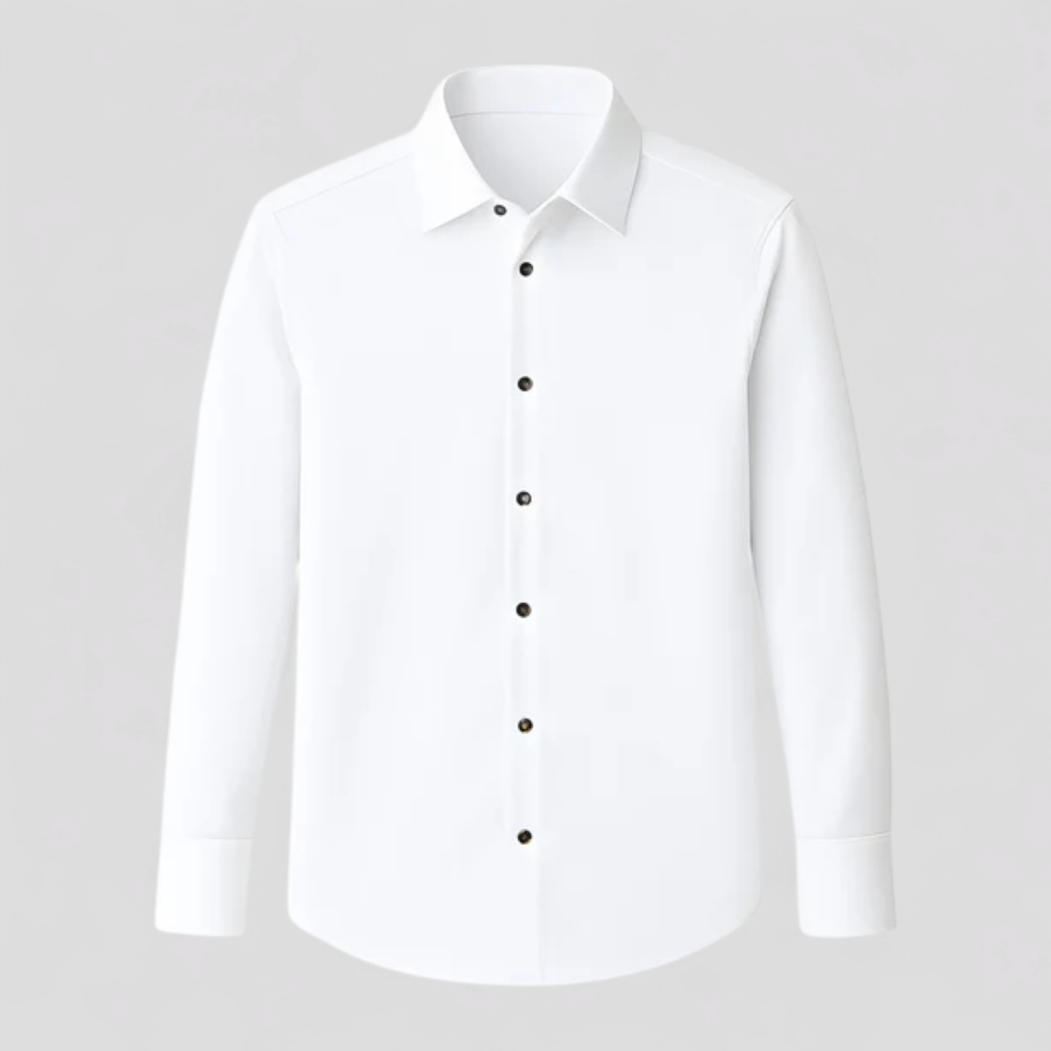Thomas | Camicia da ufficio flessibile: linee pulite con flessibilità integrata - Bianco - 10/6/2024 clothing tshirts - Concept Palermo