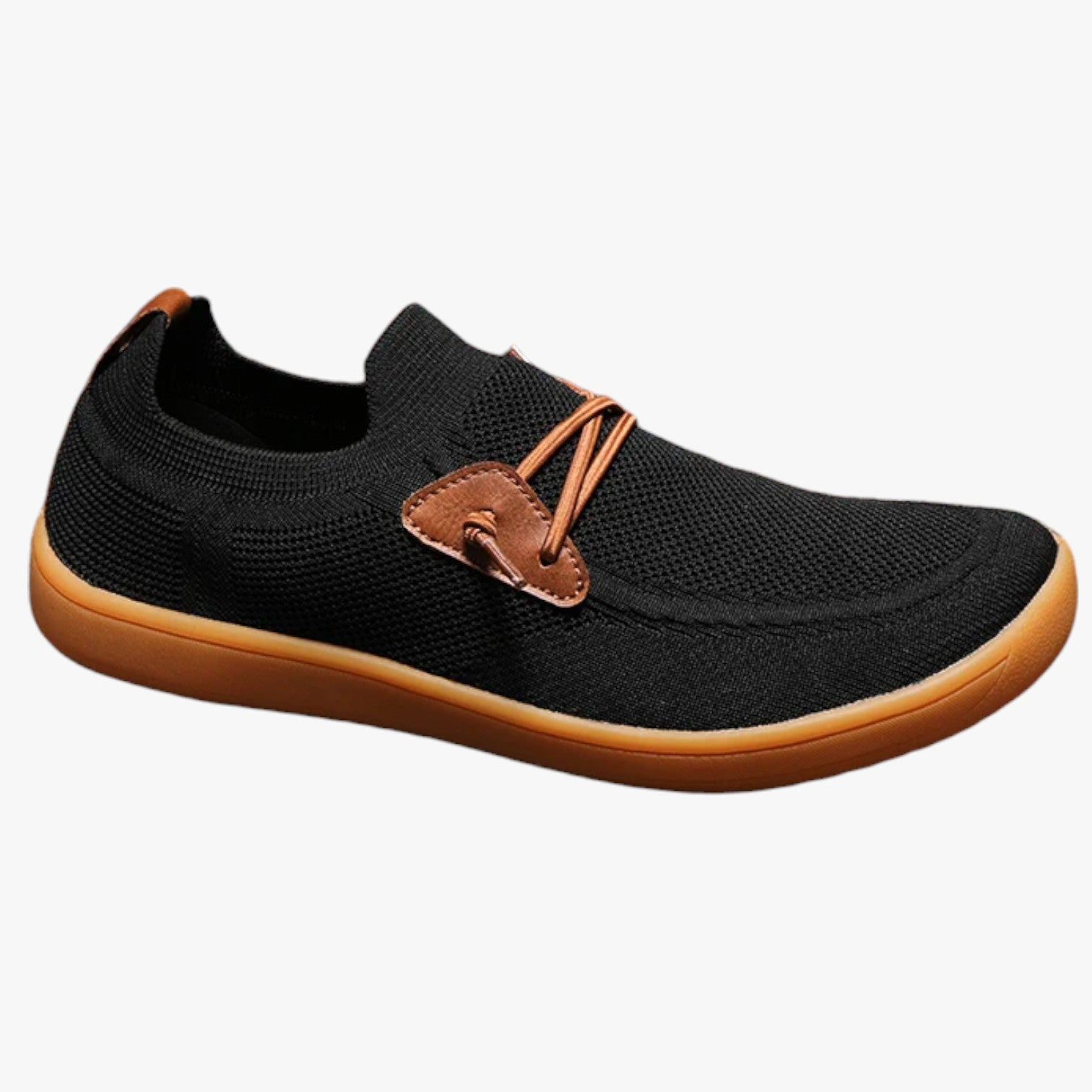 Matteo | Sneakers Traspiranti da Uomo con Punta Larga per Comfort All’Aperto - Nero - Men's Shoes shoes shoes for men Shoes men - Concept Palermo