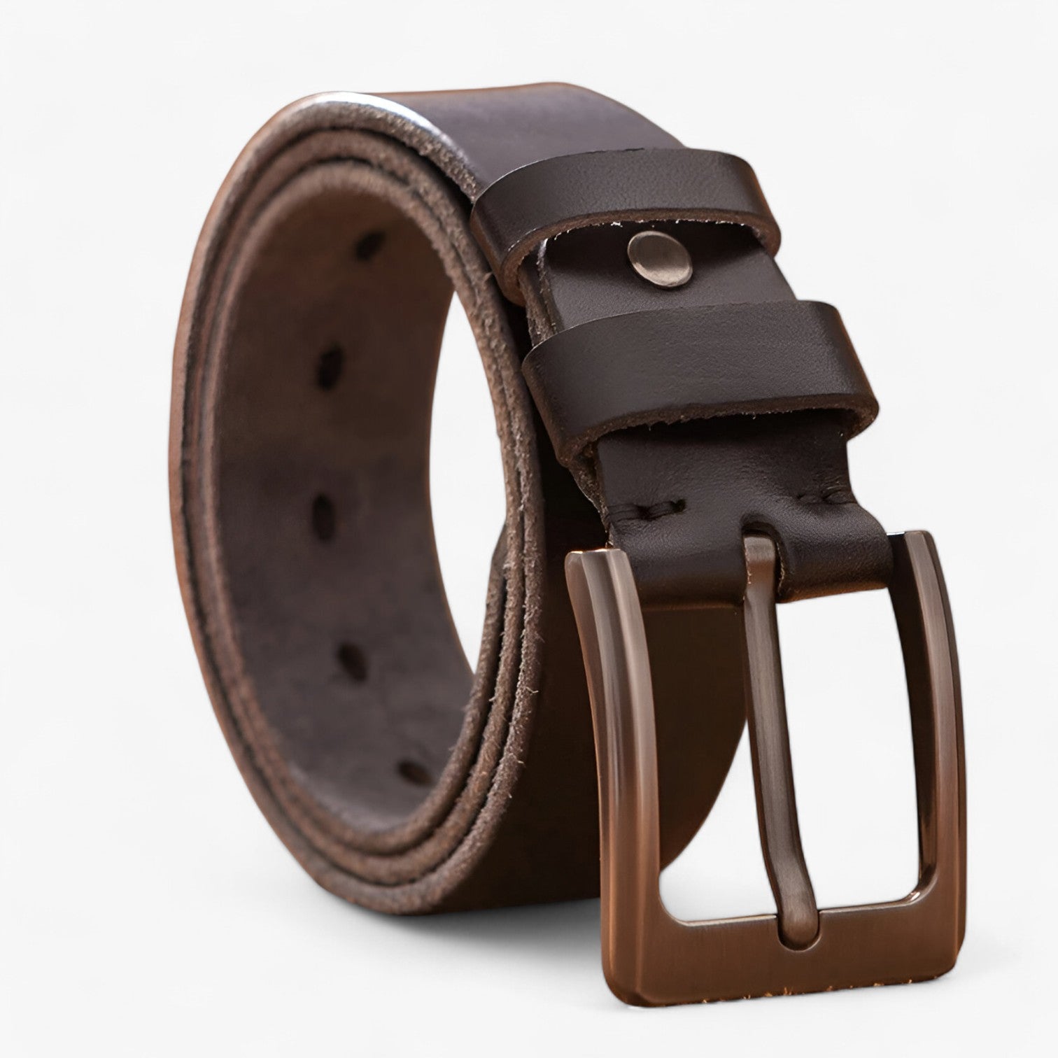 Owen | Cintura da uomo di lusso in vera pelle – sostenibile, elegante e comoda - - belts mens accessory Mens belt - Concept Palermo