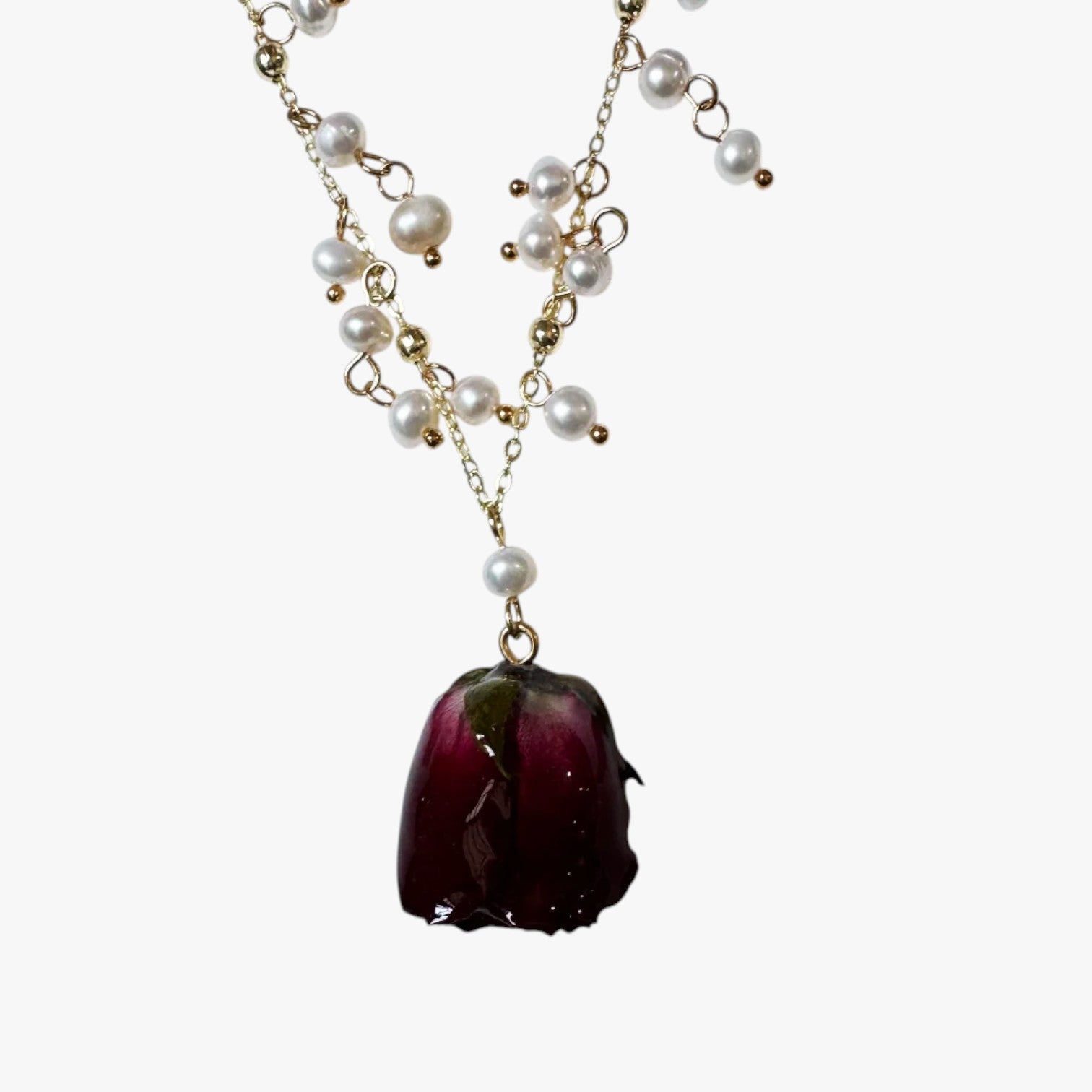 Annalisa | Collana Royal Rose con un tocco romantico - Rosso 16 pollici - elegant womens necklaces necklace Necklaces for Women - Concept Palermo
