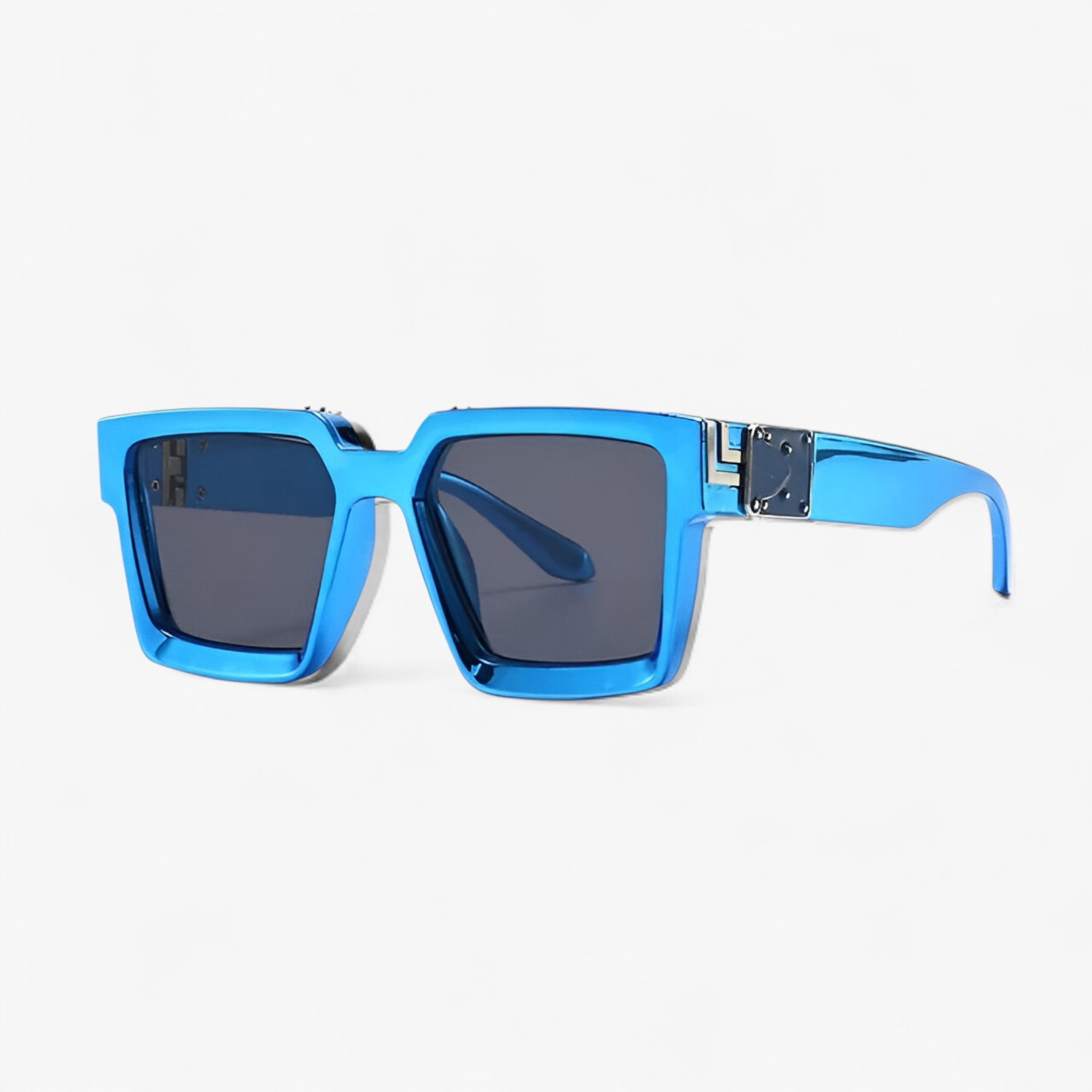 Ulrich | Occhiali da sole quadrati vintage da uomo e donna - Colore Blu Grigio other - Fashion Sunglasses men sunglasses polarized mens sunglasses Polarized man sunglasses Sunglasses sunglasses polarized men - Concept Palermo