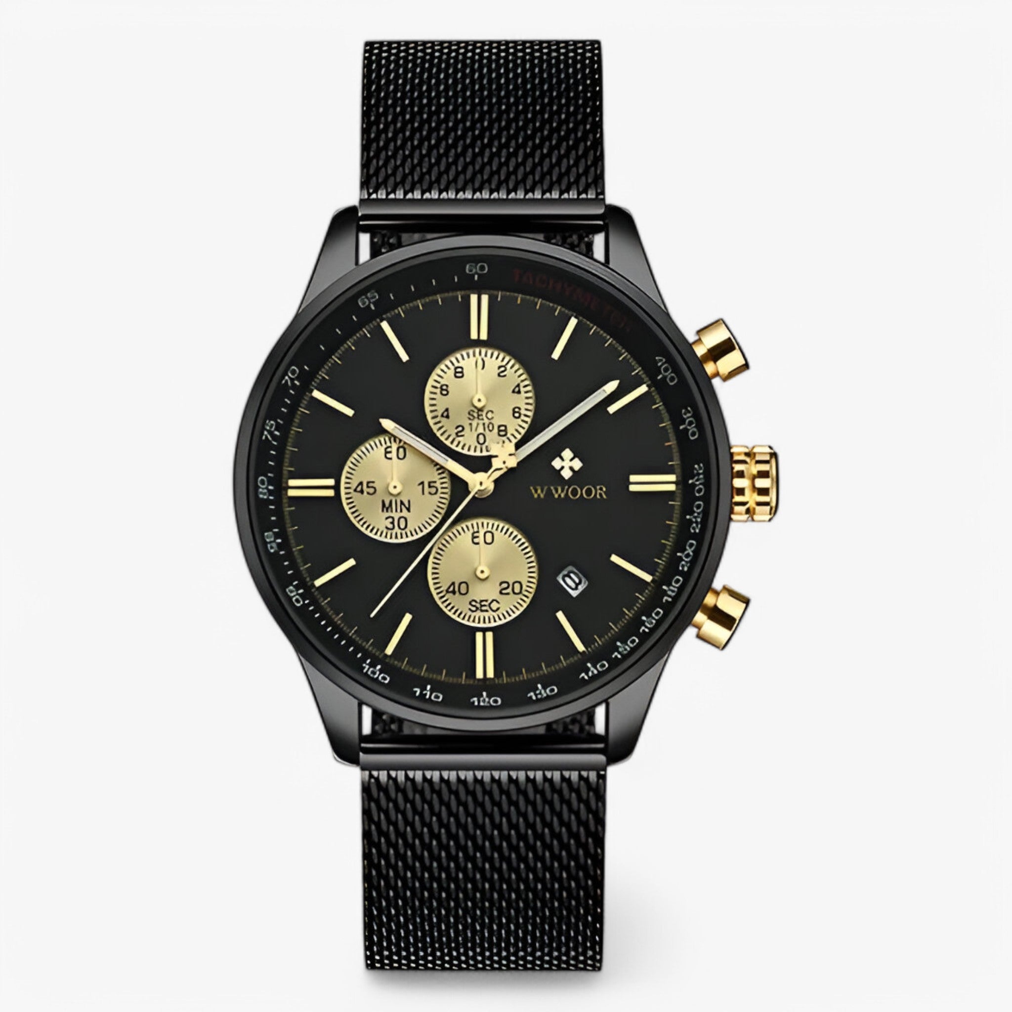 Dante | Orologio Sportivo di Lusso - nero oro - - Concept Palermo