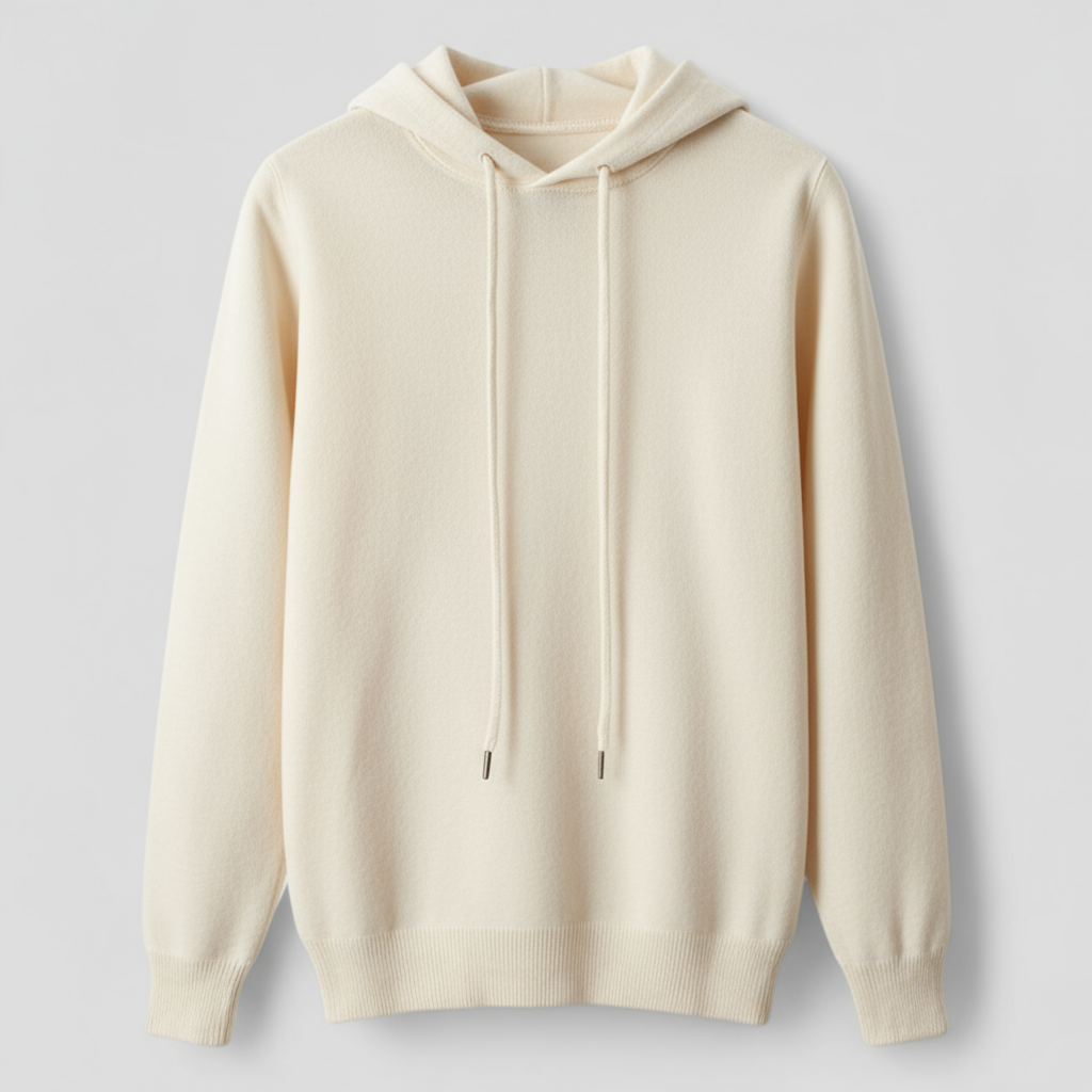 Ace | Hoodie in Merino - Morbidezza e Traspirabilità in Ogni Stagione - Avorio - 102401 1itemsoldjan16th 2salesplus90days 55%profit-111224 comfortgenie20241003 fashion-ai Herren nichebay skorterimport sweaters-ai - Concept Palermo