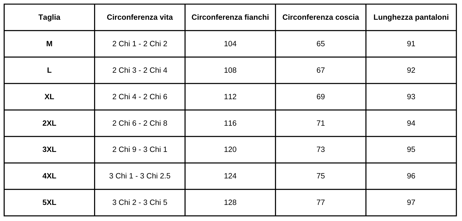 Size Guide