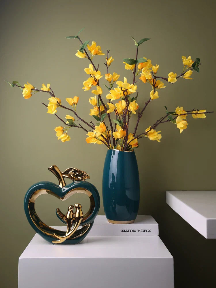 Mela Glassata - Decorazione in Ceramica a Forma di Mela - - Decoration home Vases - Concept Palermo