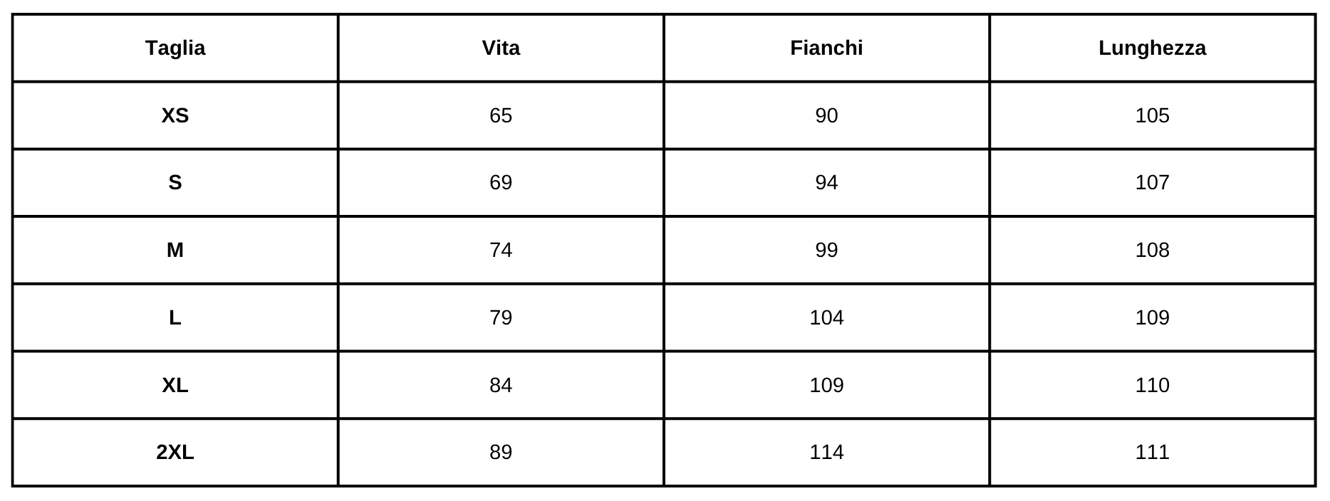 Size Guide