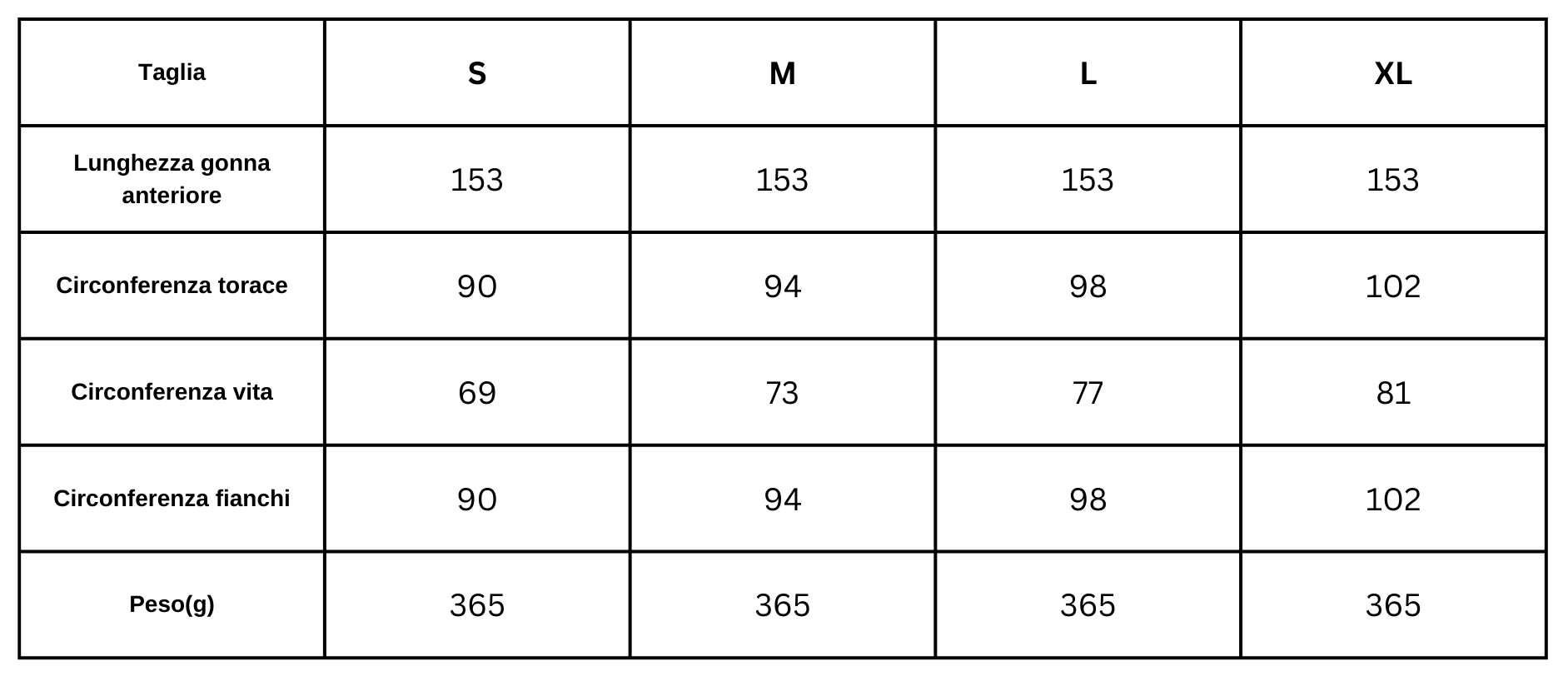 Size Guide