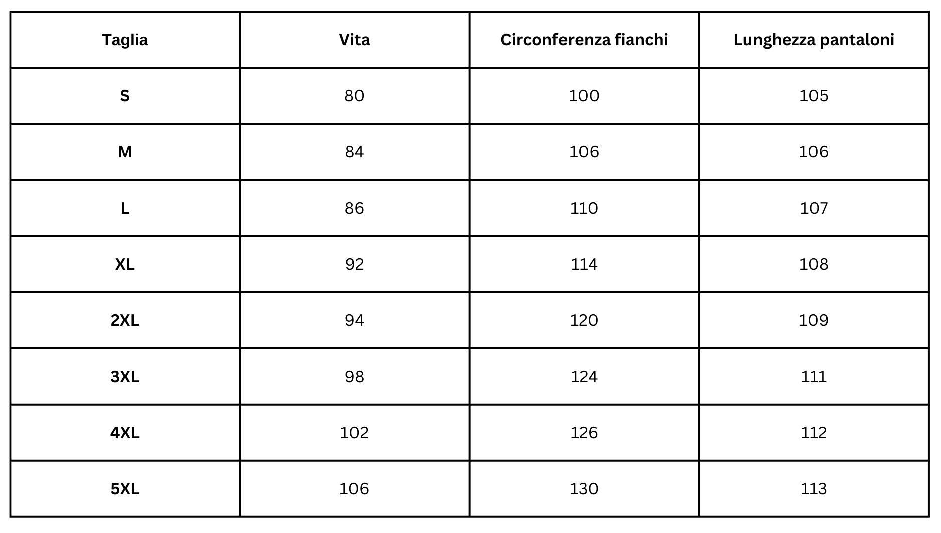 Size Guide