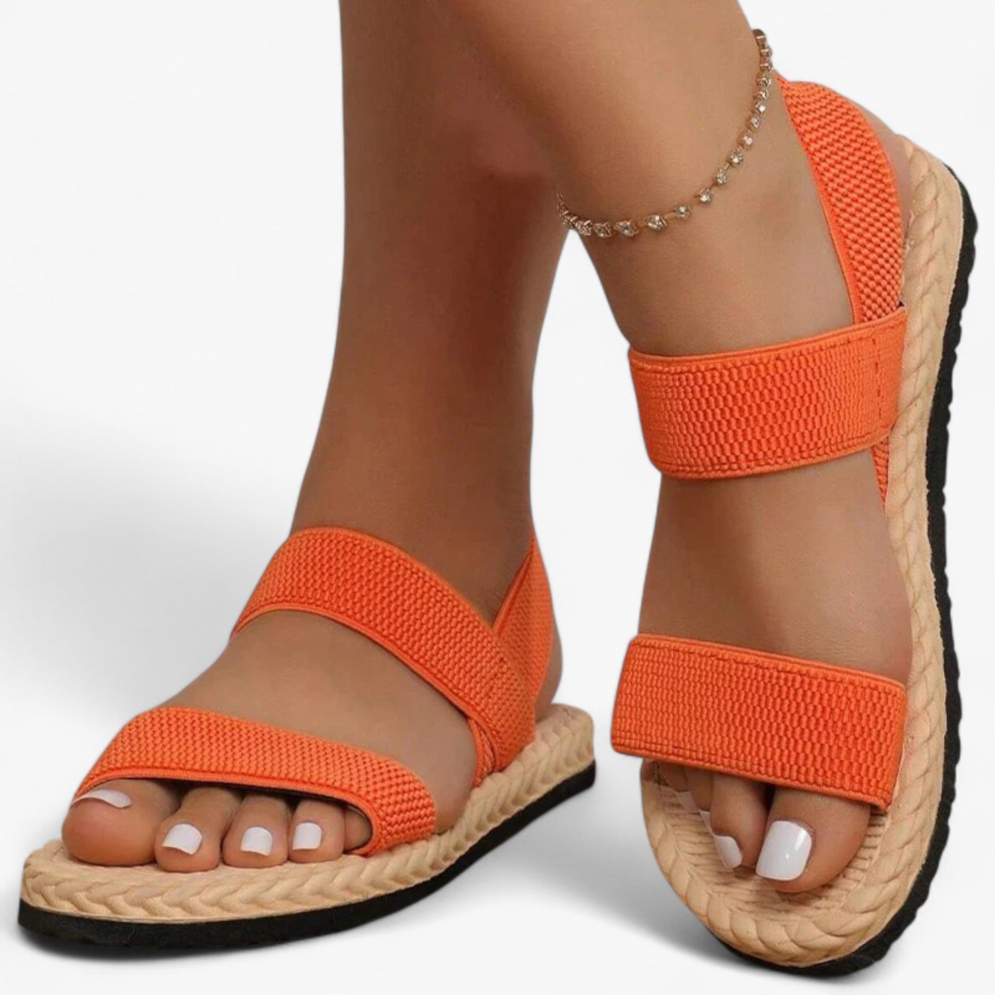 Mila - Sandali ortopedici - Sandali da donna - Arancia - sandals women sandals - Concept Palermo