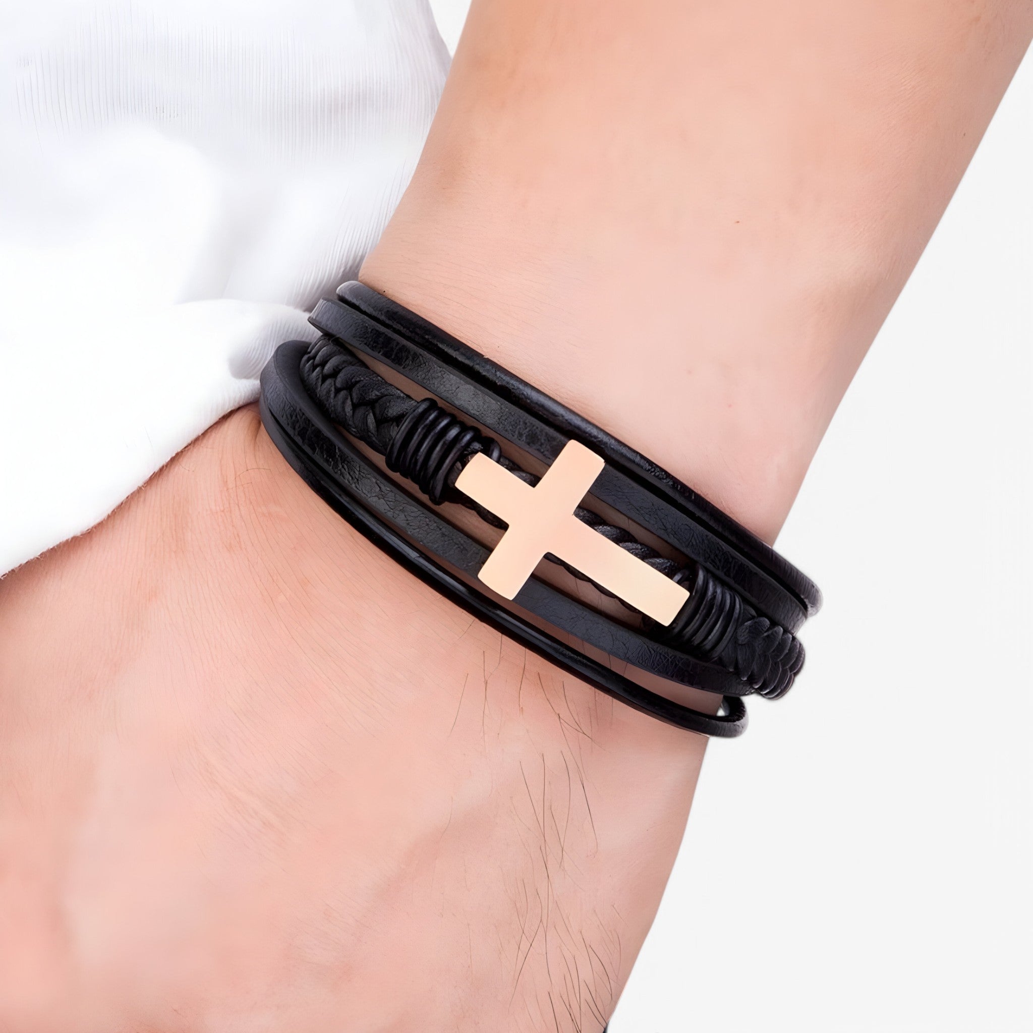 Bracciale in acciaio resistente - - bracelet for men BRACELETS mens bracelet - Concept Palermo