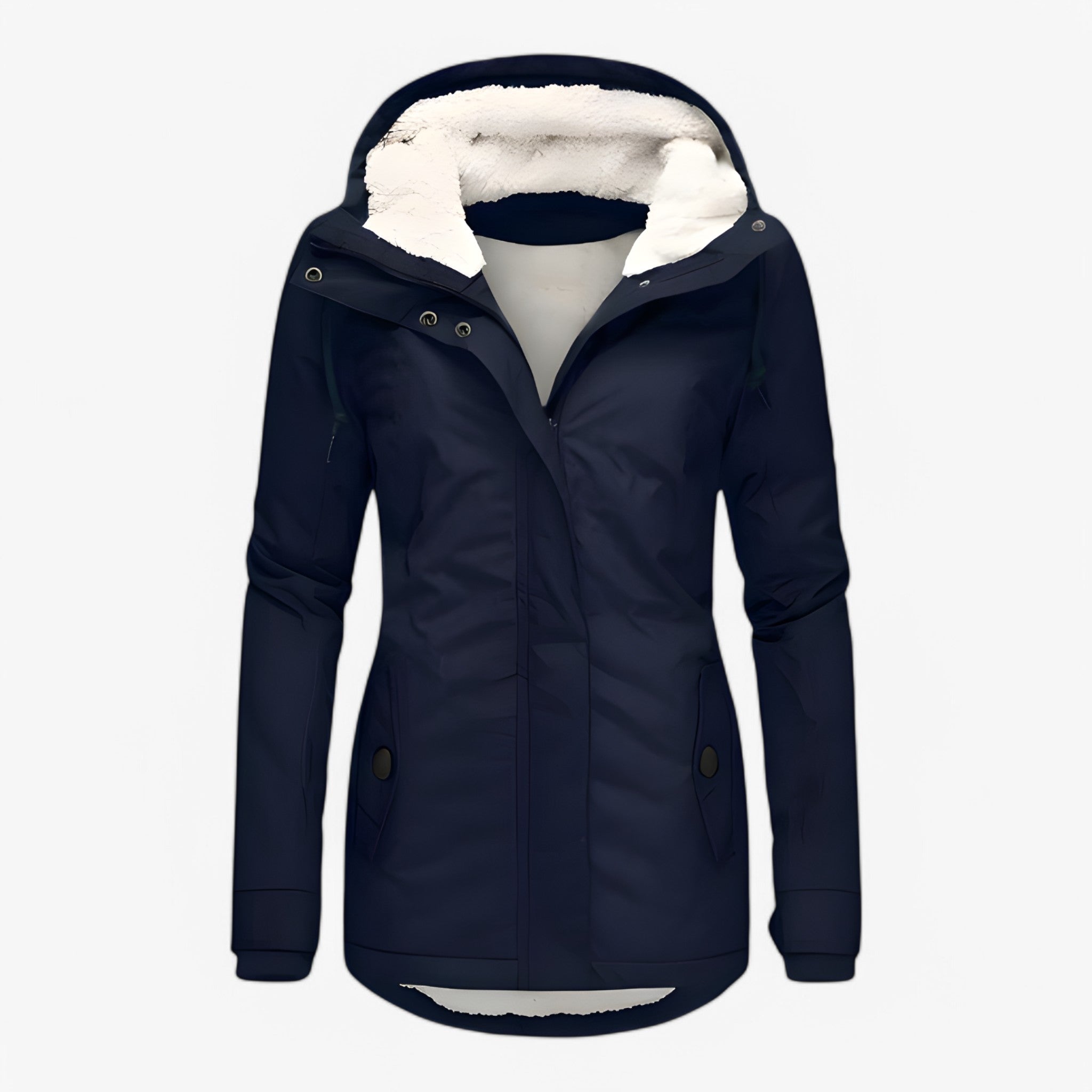 Lory | Manteau Long Imperméable - Blu marino - week41-monday women - Concept Palermo