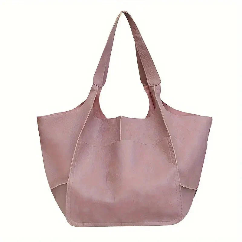 Borsa a spalla Marianne | Borsa tote grande in morbida pelle PU - Rosa - feed-agegroup-adult feed-cond-new feed-gender-female feed-gpc-166 feed-sizetype-regular women bags - Concept Palermo