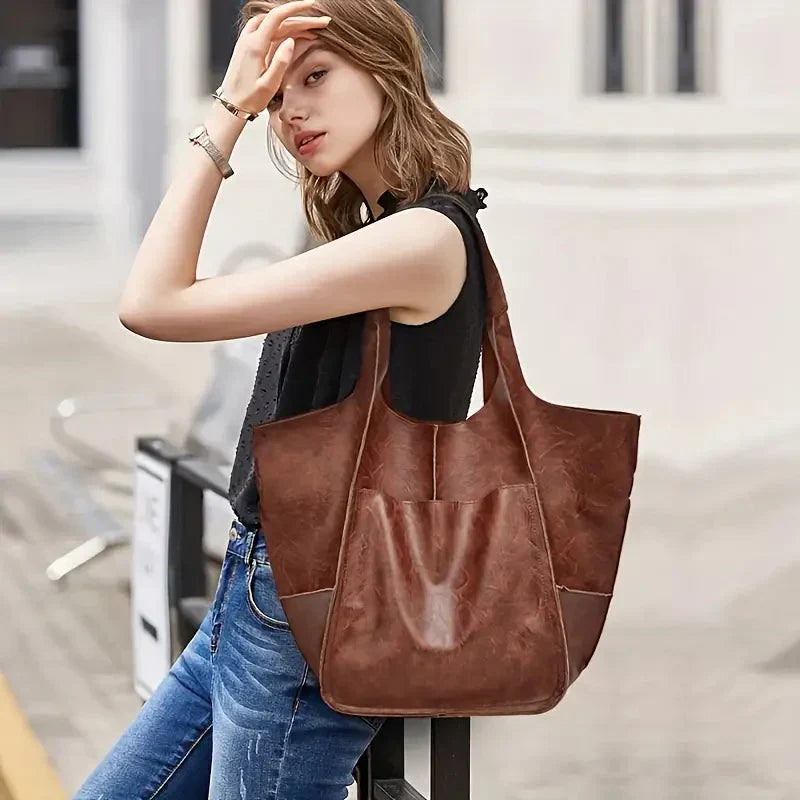 Borsa a spalla Marianne | Borsa tote grande in morbida pelle PU - - feed-agegroup-adult feed-cond-new feed-gender-female feed-gpc-166 feed-sizetype-regular women bags - Concept Palermo