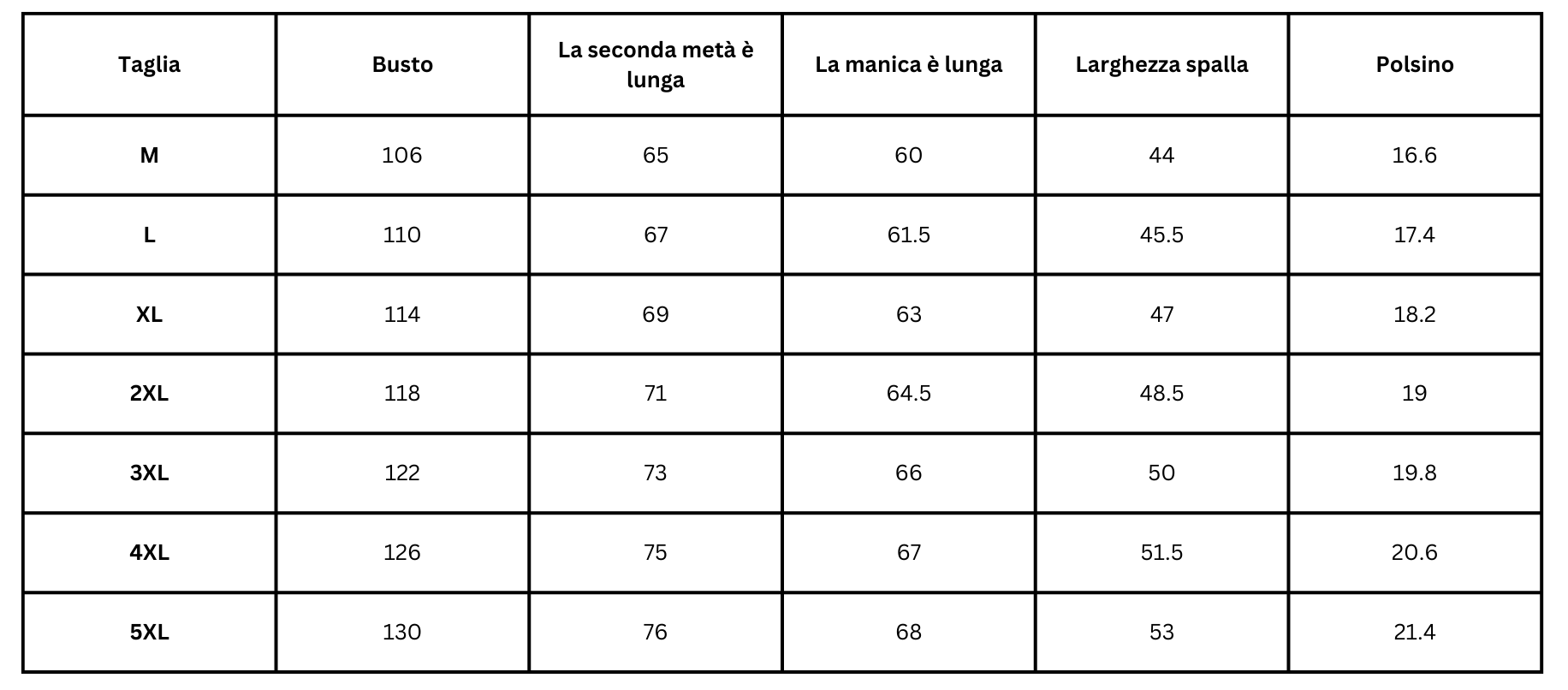 Size Guide