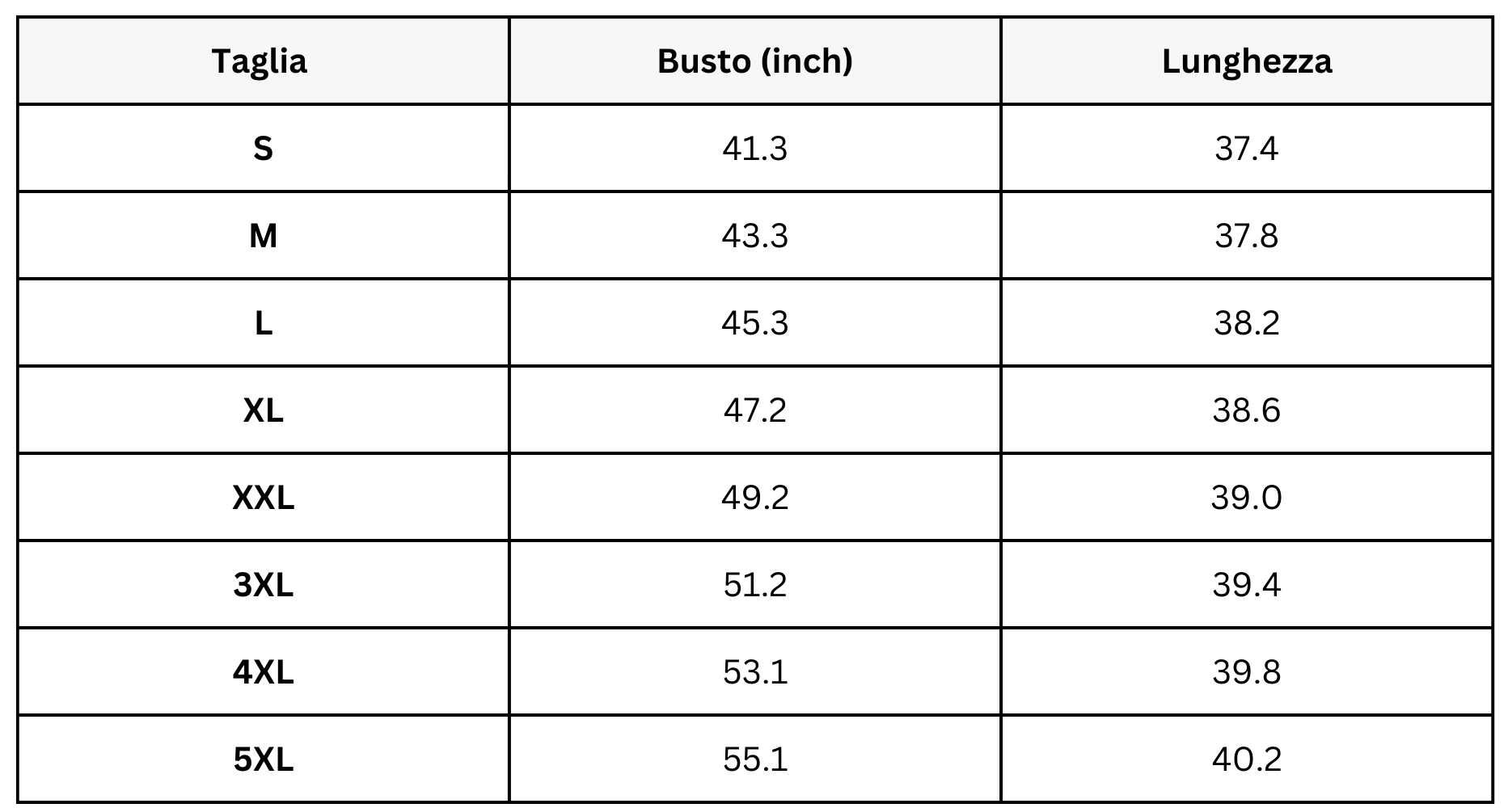 Size Guide