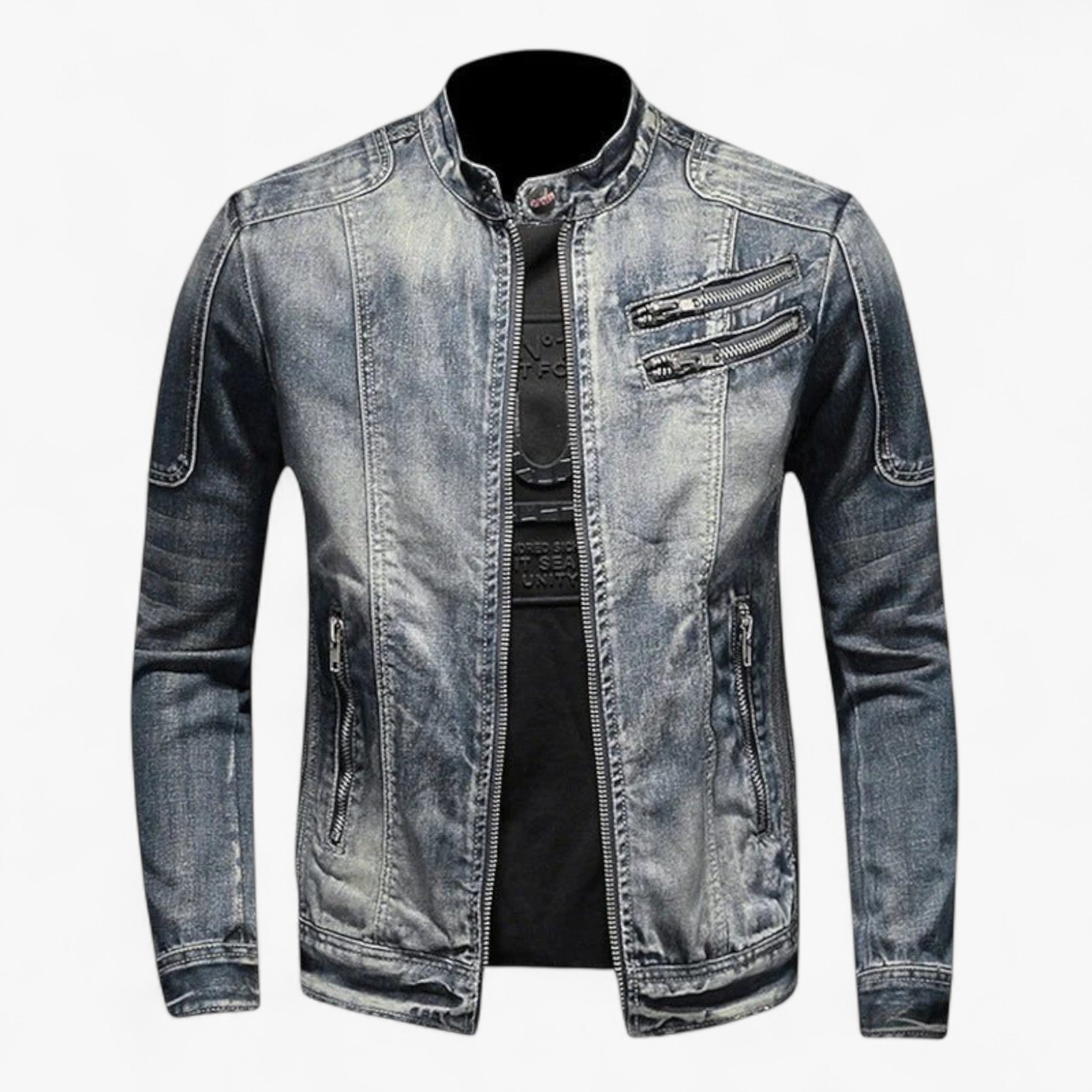Eddie | Giacca di Jeans Vintage - Blu - MEN PR1351 - Concept Palermo
