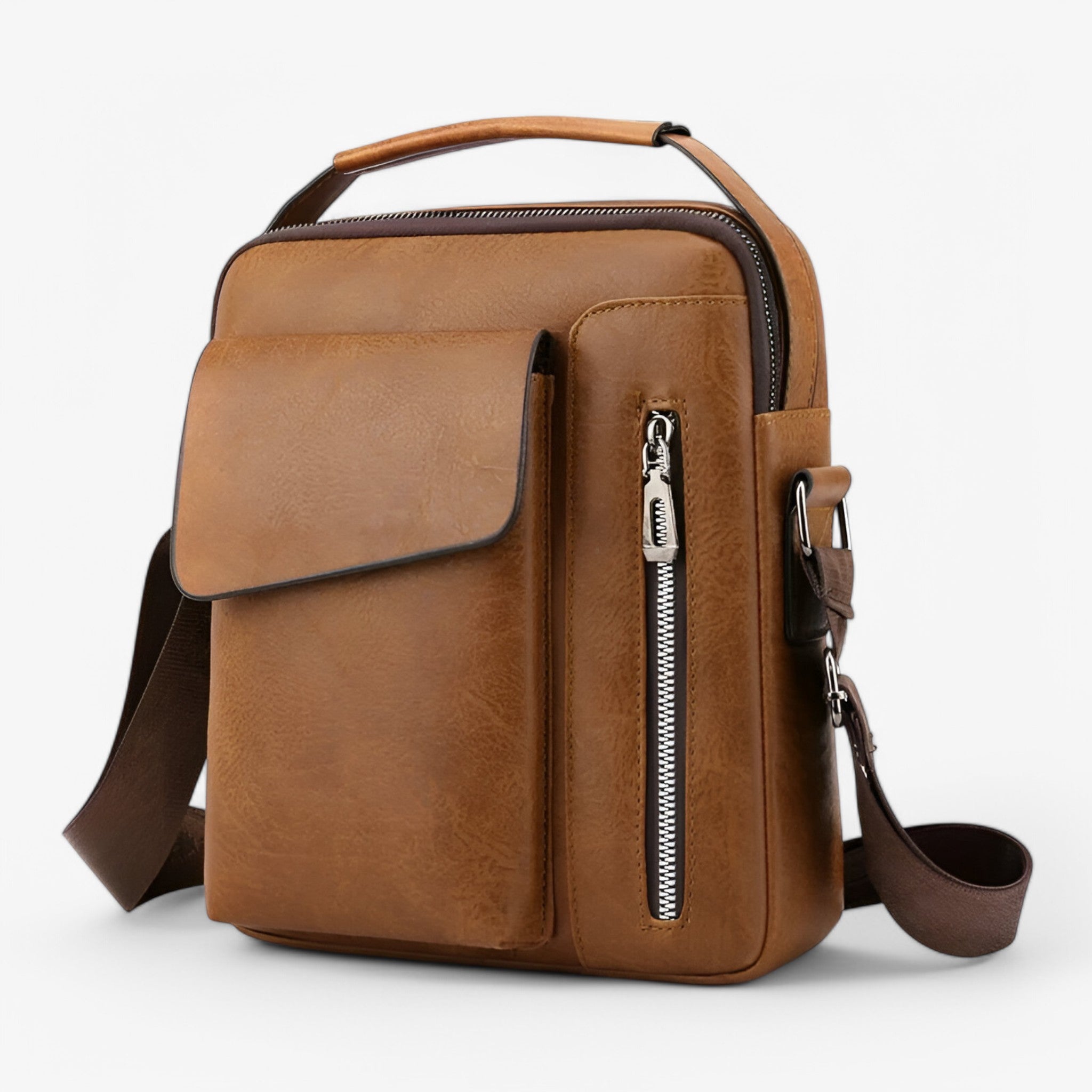 Prestige™ – Borsa a Spalla in Pelle Luxe per Stile e Funzionalità - - business casual Elegant new - Concept Palermo
