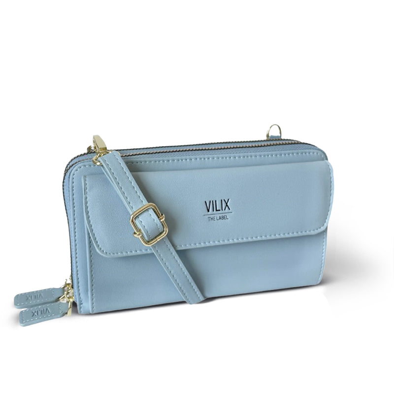EviBella | Custodia compatta per telefono - Azzurro chiaro - Bags pouch Shoulder Bags wallets women bags - Concept Palermo