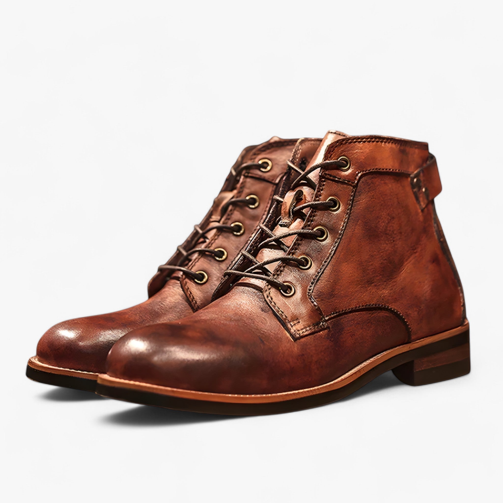 Serge | Stivaletti alti da uomo – Stile robusto e comfort massimo - Marrone - Boots & Shoes MA-PRODUKT-LI Men's Shoes shoes shoes for men Shoes men - Concept Palermo