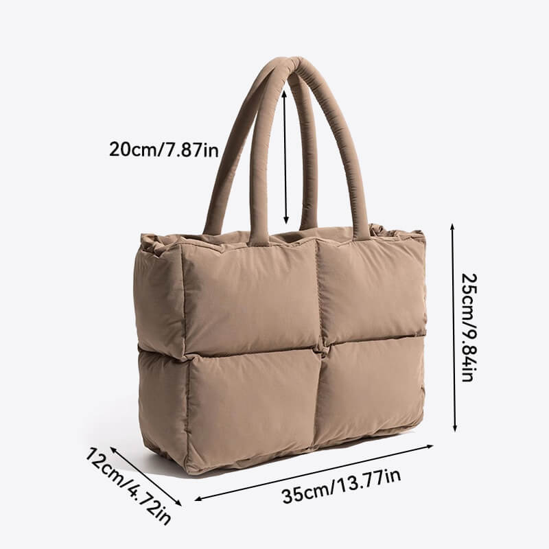 Elegante Borsa Tote Puffer Imbottita | Stile di Stoccaggio Elegante - Protegge I Vostri Oggetti Con Comfort e Sicurezza - - Bags handbags women bags Women's handbags - Concept Palermo