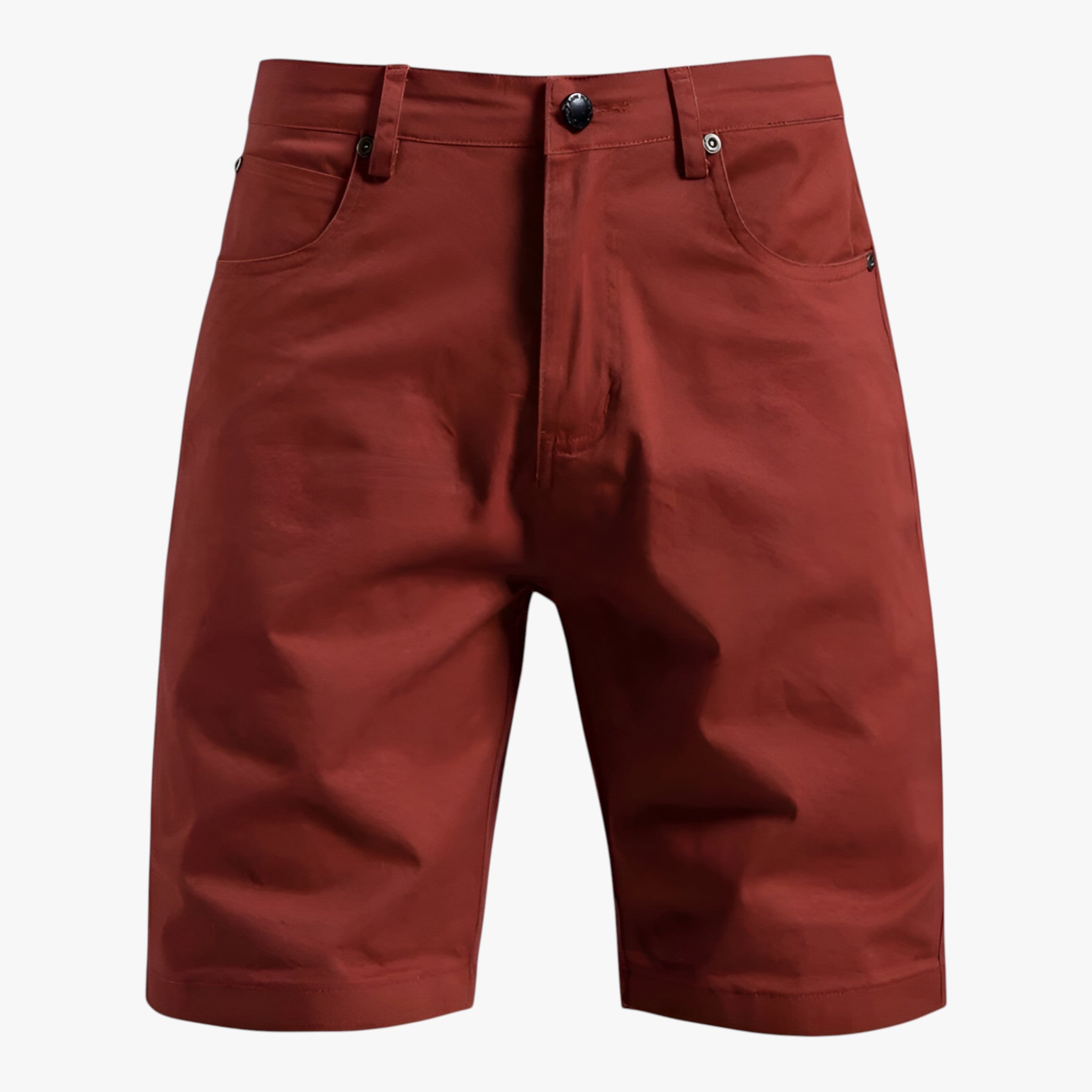 Aiden | Pantaloni Corti Estivi Confortevoli Uomo - Marrone - abbigliamento estivo abbigliamento outdoor pantaloni comodi pantaloni con tasche pantaloni corti estivi pantaloni elasticizzati pantaloni in cotone pantaloni traspiranti pantaloni versatili stile casual - Concept Palermo