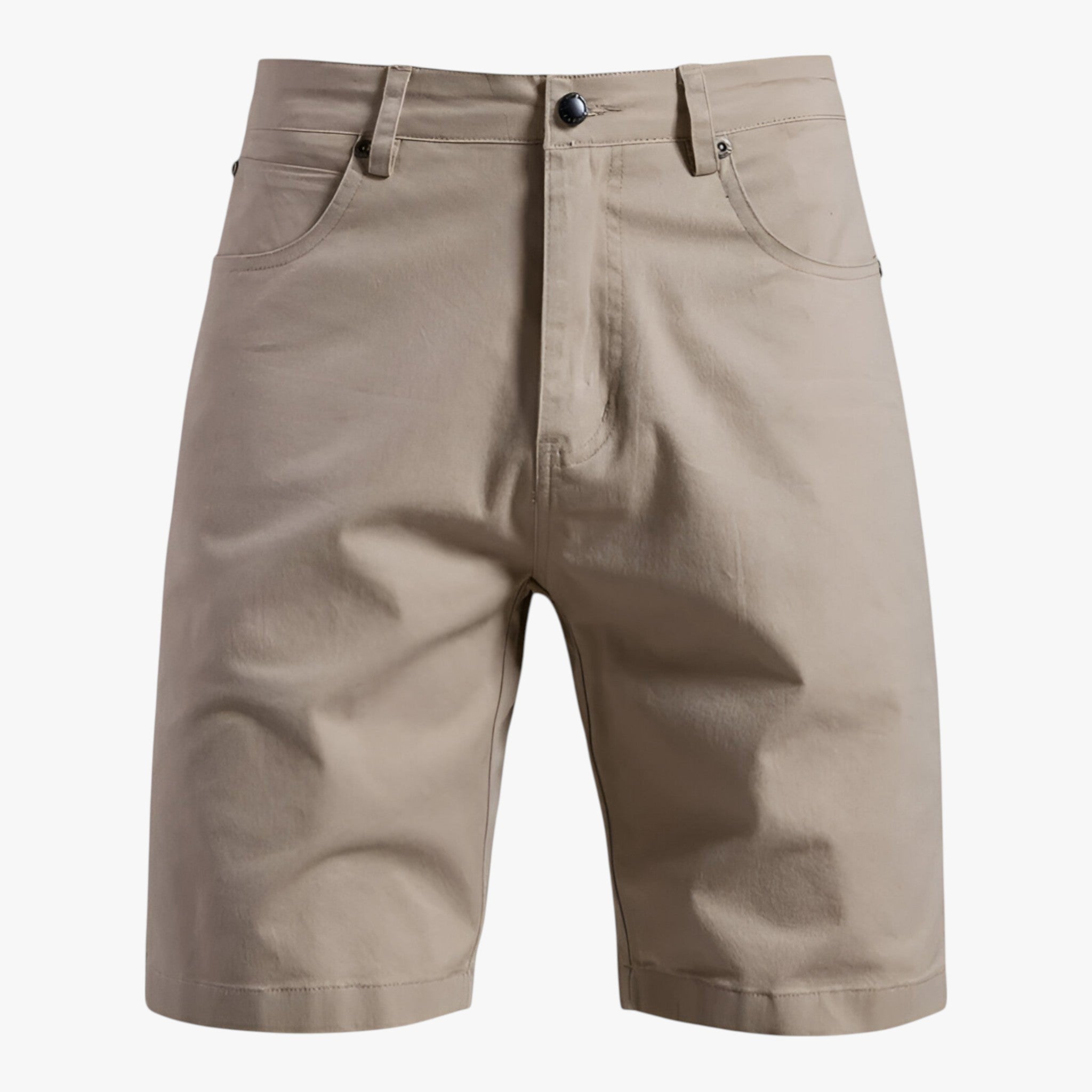Ethan | Pantaloni Corti Uomo Leggeri in Cotone - Albicocca - abbigliamento estivo attività all'aperto comfort estivo cotone pantaloni casual pantaloni corti pantaloni leggeri stile versatile tasche funzionali - Concept Palermo