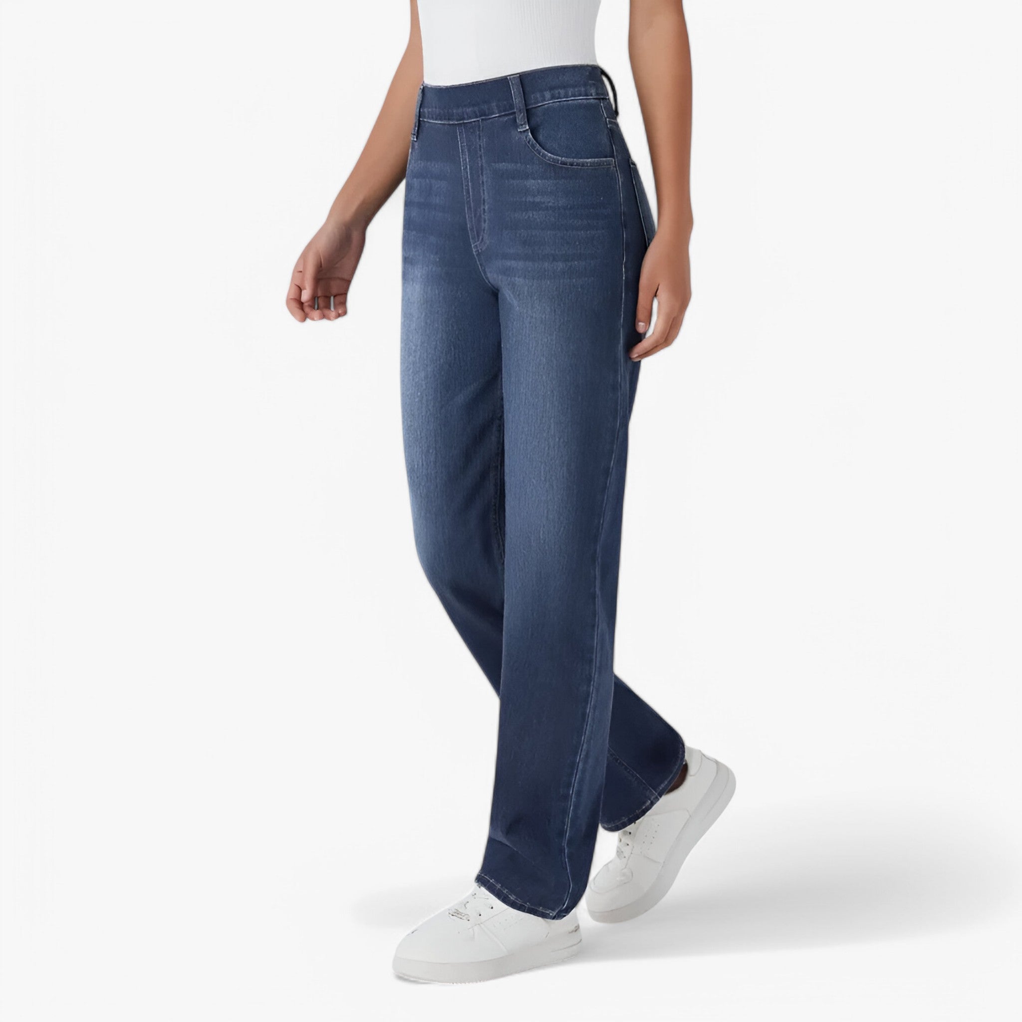 Nina | Pantaloni Donna Alta Vita Eleganti con Tasche - - alta vita casual eleganza fit lusinghiero materiale piacevole pantaloni donna stile tasche spaziosi versatile - Concept Palermo