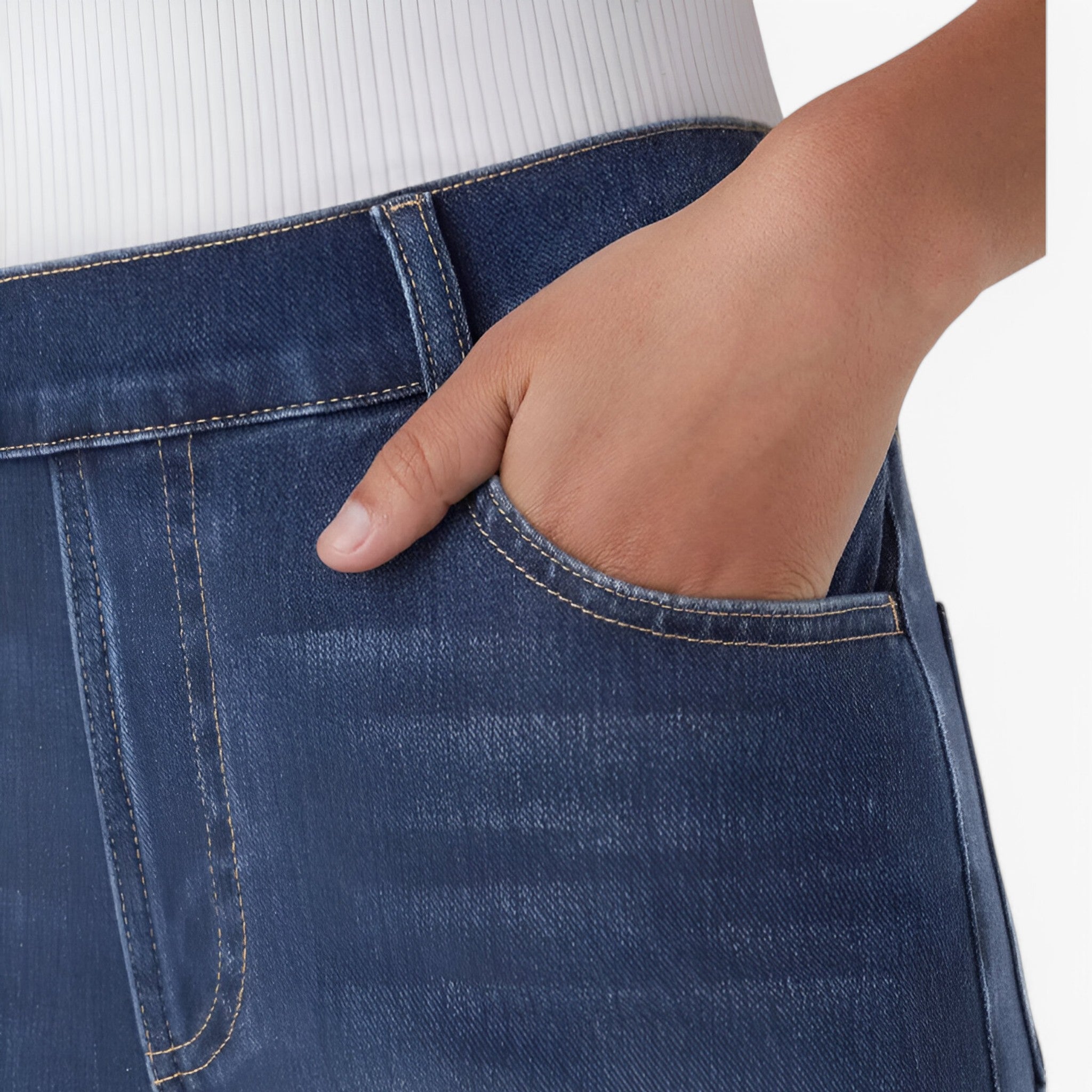 Nina | Pantaloni Donna Alta Vita Eleganti con Tasche - - alta vita casual eleganza fit lusinghiero materiale piacevole pantaloni donna stile tasche spaziosi versatile - Concept Palermo