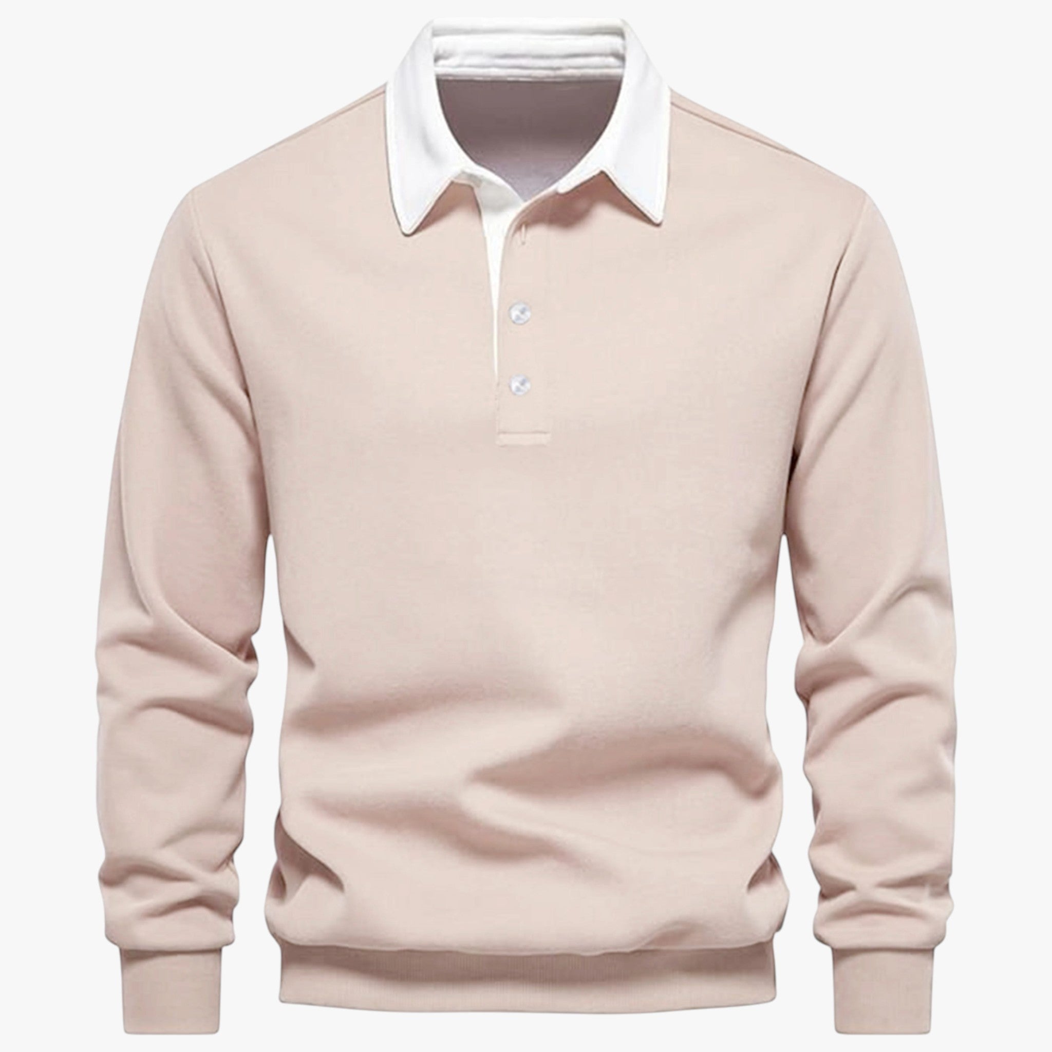 Michael | Pullover Maschile in Pile con Bottoni - Rosa - Sweaters - Concept Palermo