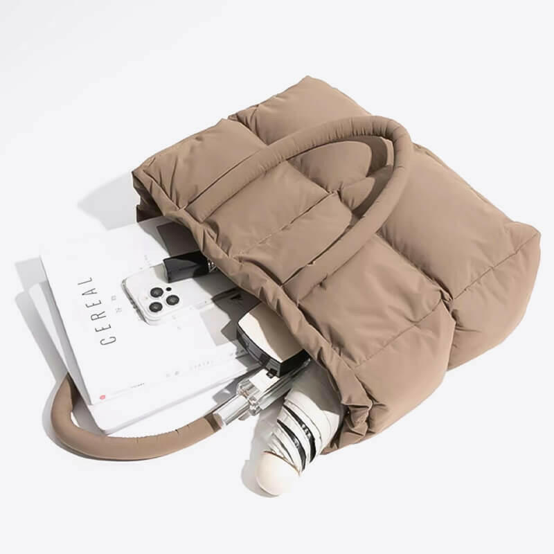 Elegante Borsa Tote Puffer Imbottita | Stile di Stoccaggio Elegante - Protegge I Vostri Oggetti Con Comfort e Sicurezza - - Bags handbags women bags Women's handbags - Concept Palermo