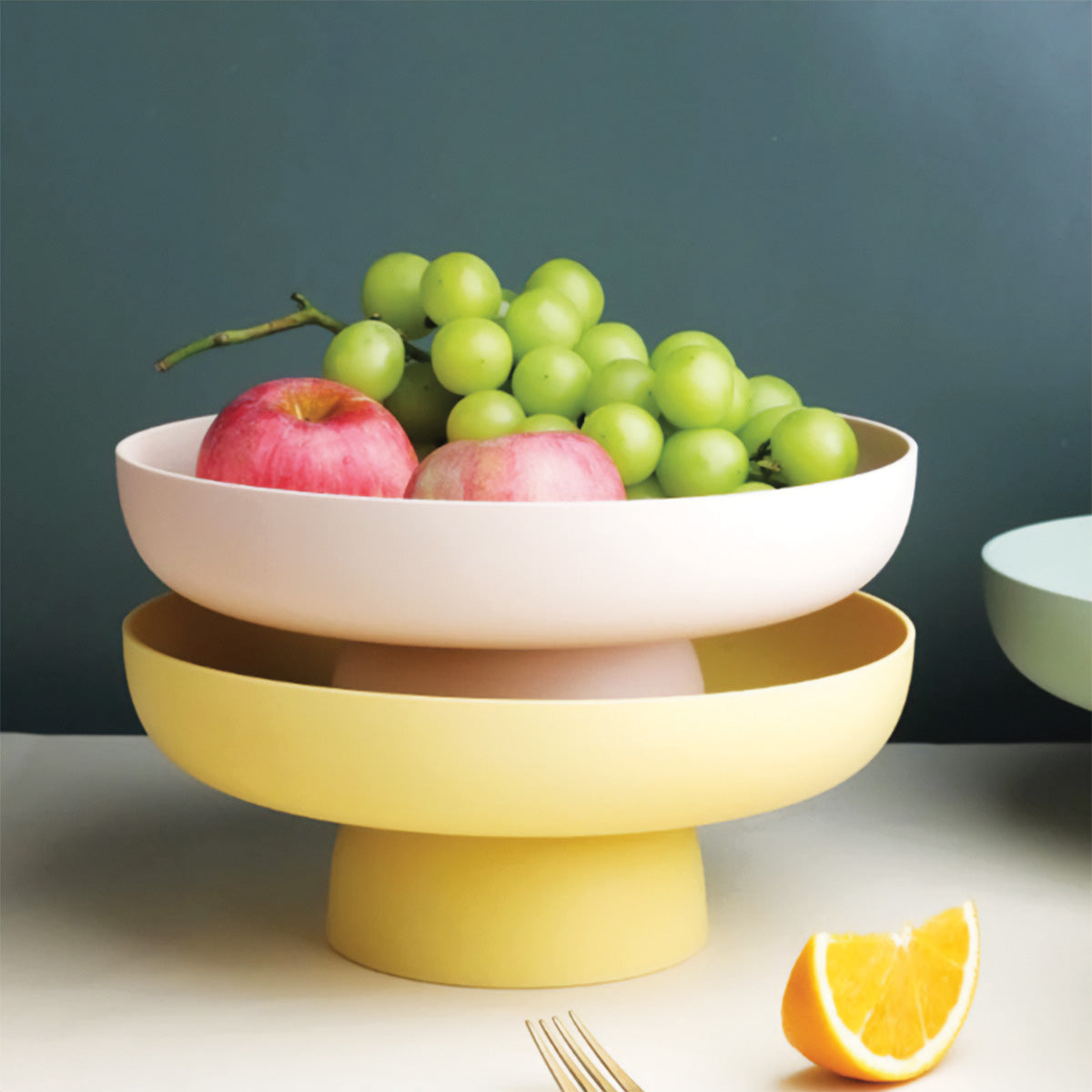 Cesto di Frutta Chic e Rotondo | Conservazione Elegante e Solida per i Tuoi Freschi Preferiti - - Decor Kitchen Tableware - Concept Palermo