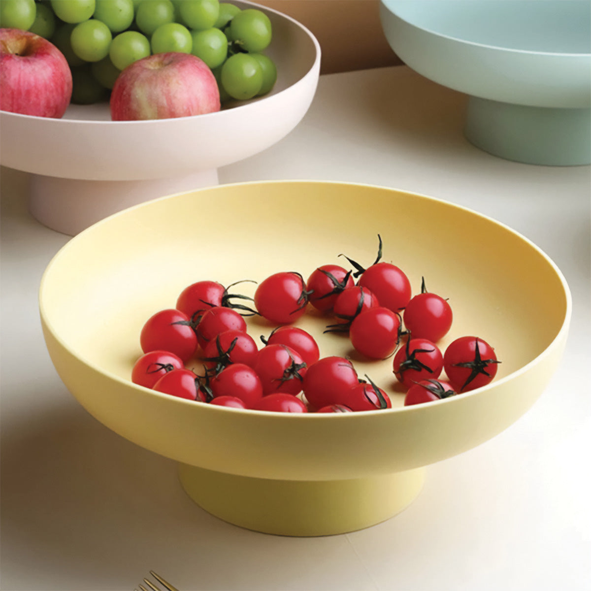 Cesto di Frutta Chic e Rotondo | Conservazione Elegante e Solida per i Tuoi Freschi Preferiti - - Decor Kitchen Tableware - Concept Palermo