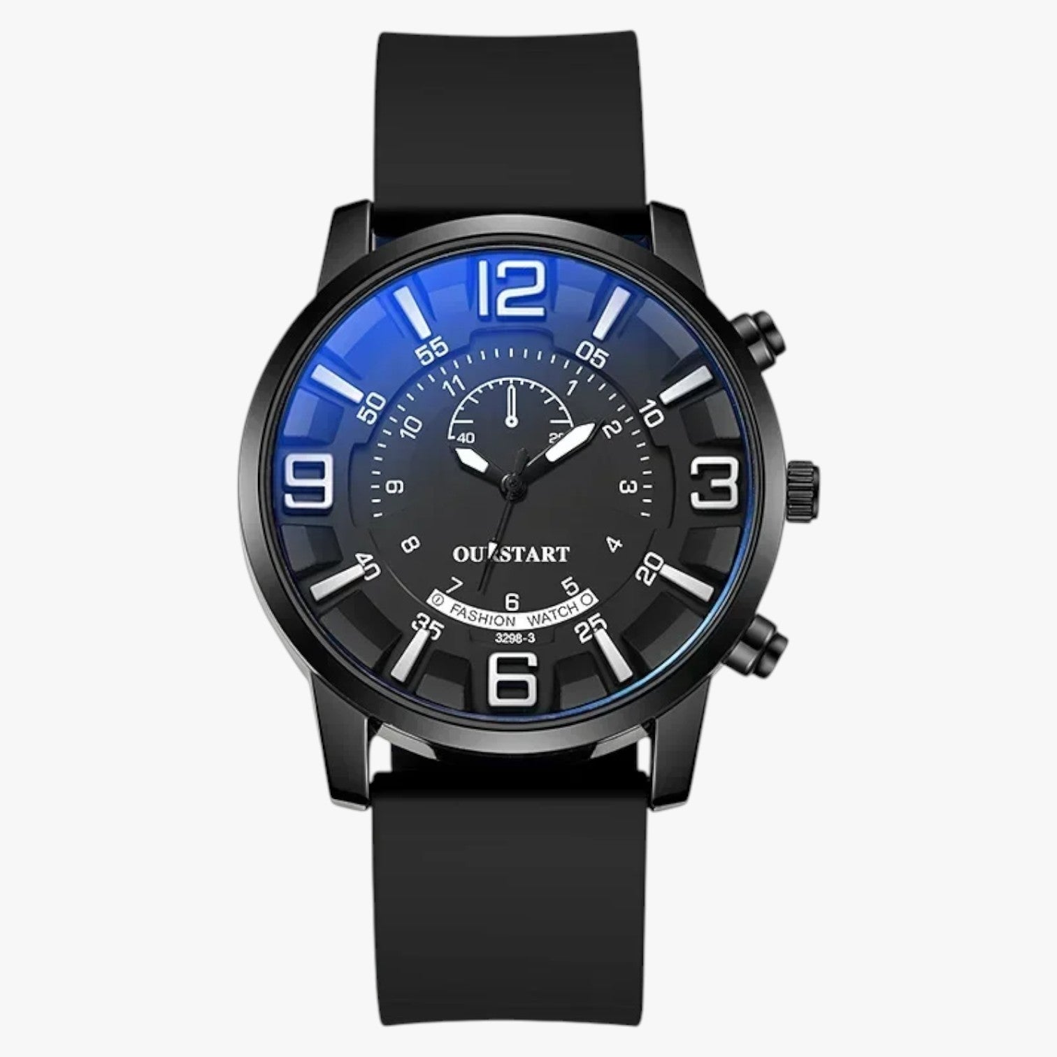 Riley | Orologio Uomo in Silicone Quarzo Preciso, Stile Casual Quotidiano - nero - watch watch for men WATCHES FOR MEN - Concept Palermo