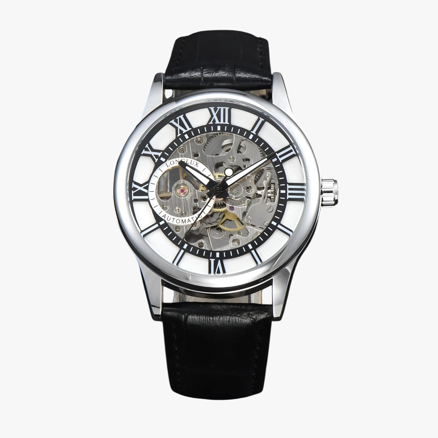 Robert | Elegante orologio impermeabile in pelle - Bianco - watch watch for men watches WATCHES FOR MEN Wristwatch - Concept Palermo