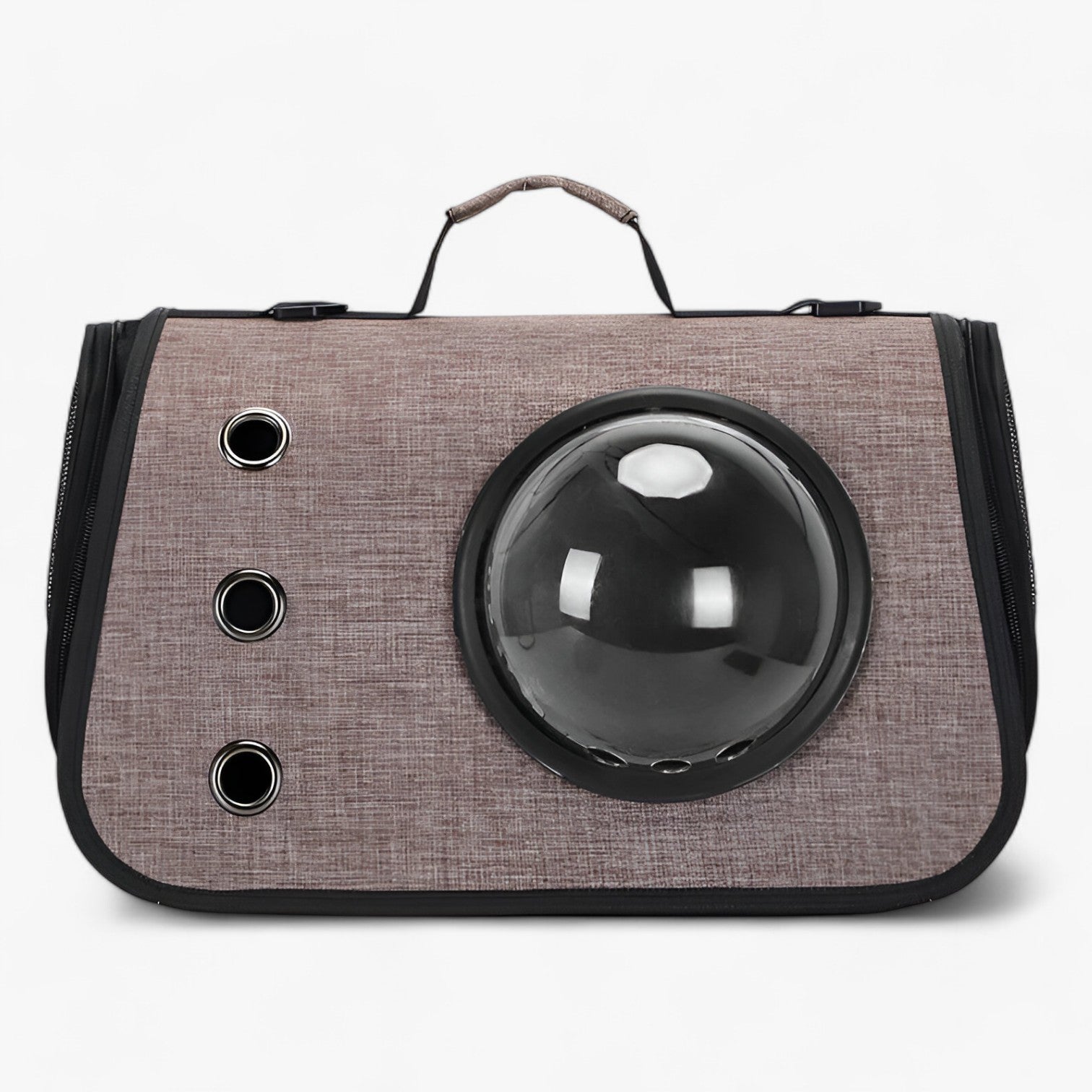 Zoë | Borsa per gatti trasparente e traspirante per viaggi - khaki come mostrare - - Concept Palermo
