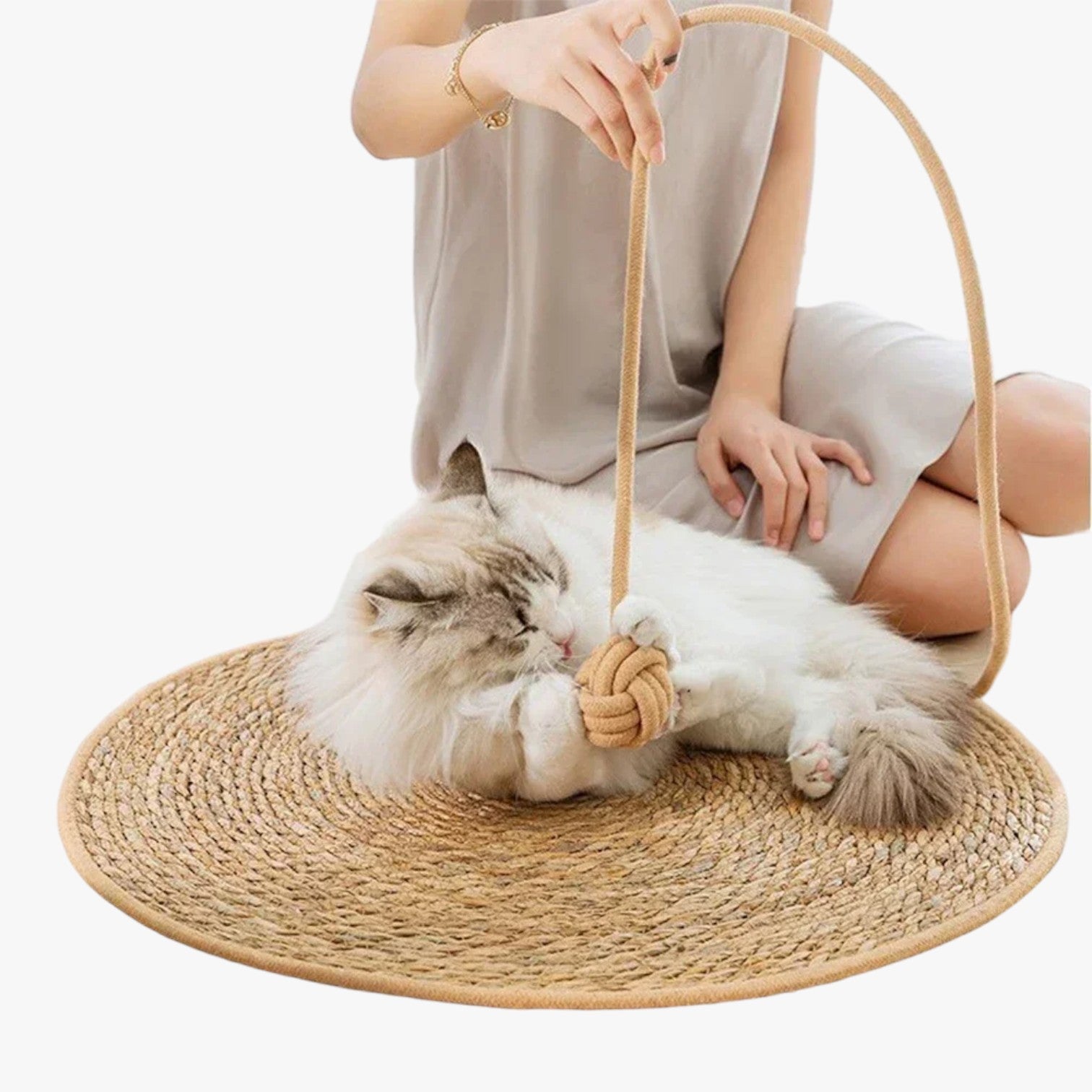 Desiree | Tappetino tiragraffi in paglia per gatti, pratico e facile da usare - - pet PET SUPPLIES petproduct - Concept Palermo