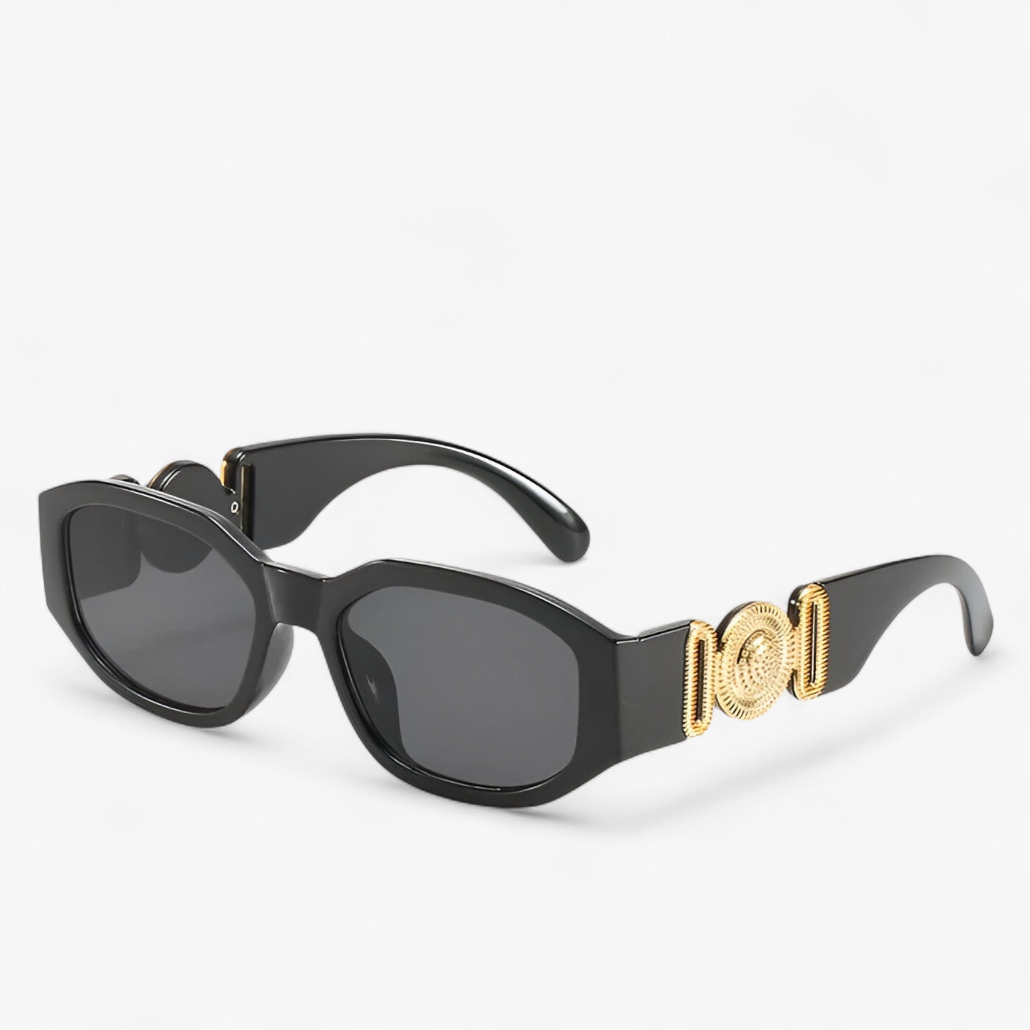 Liam | Occhiali da sole rettangolari piccoli da viaggio e stile vintage - Nero grigio As shown - Fashion Sunglasses men sunglasses polarized mens sunglasses Polarized man sunglasses Sunglasses sunglasses polarized men - Concept Palermo