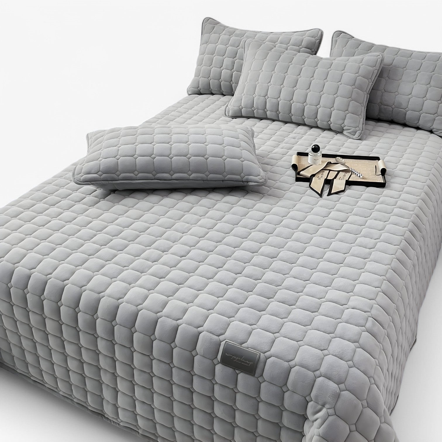 Perla | Lussuoso copripiumino in morbido velluto per comfort e lusso - - bedroom Home - Concept Palermo