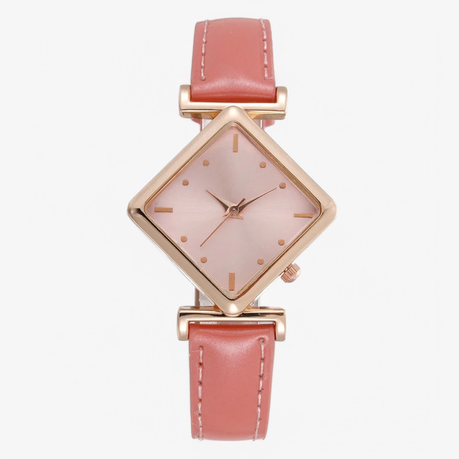 Aileen | Orologio di Lusso in Pelle – Eleganza Senza Tempo & Comfort - Rosa - ladies watch watch watch for women women watch - Concept Palermo
