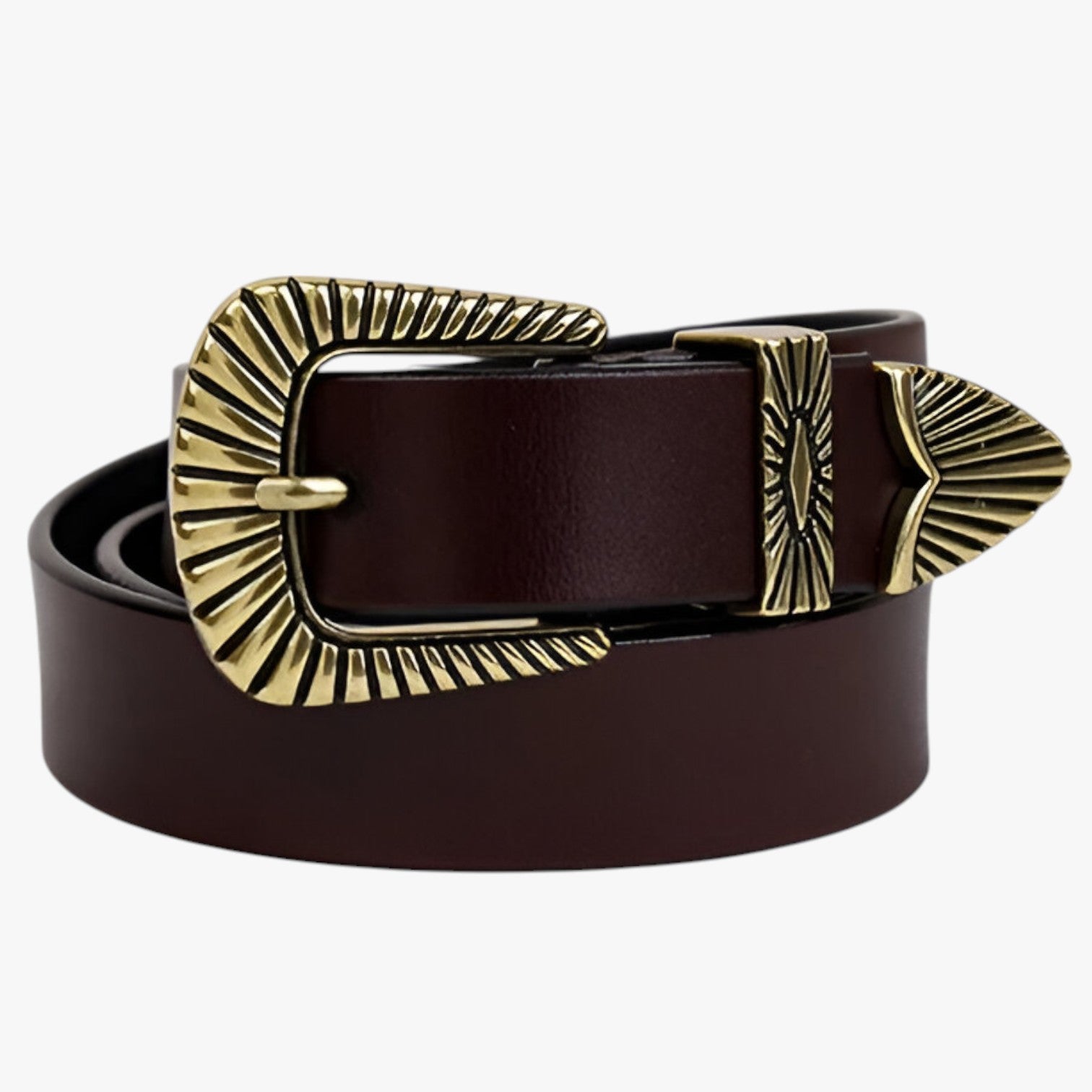 Veronica | Cintura western in pelle per jeans - caffè A - Belts waist belt for women Womens belt - Concept Palermo