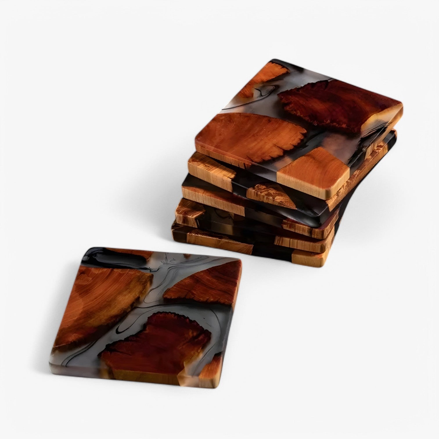 Avery | Houten Hars Onderzetter – Antislip & Hittebestendig - - Kitchen kitchen accessory kitchen tools - Concept Palermo