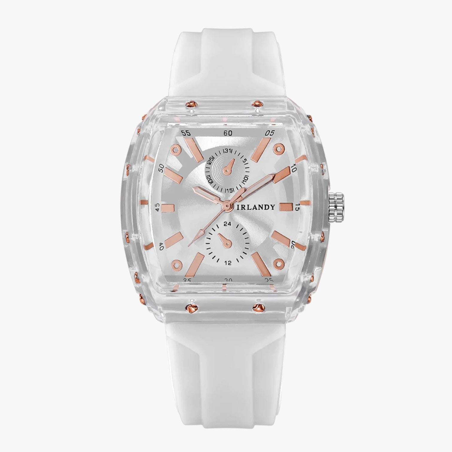 Sasha | Orologio da polso femminile in silicone casual - Bianca senza scatola - female watch ladies watch watch watch for women watches - Concept Palermo